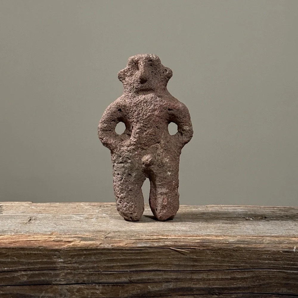 Pre-Columbian Costa Rican Carved Volcanic Stone Fertility Figure