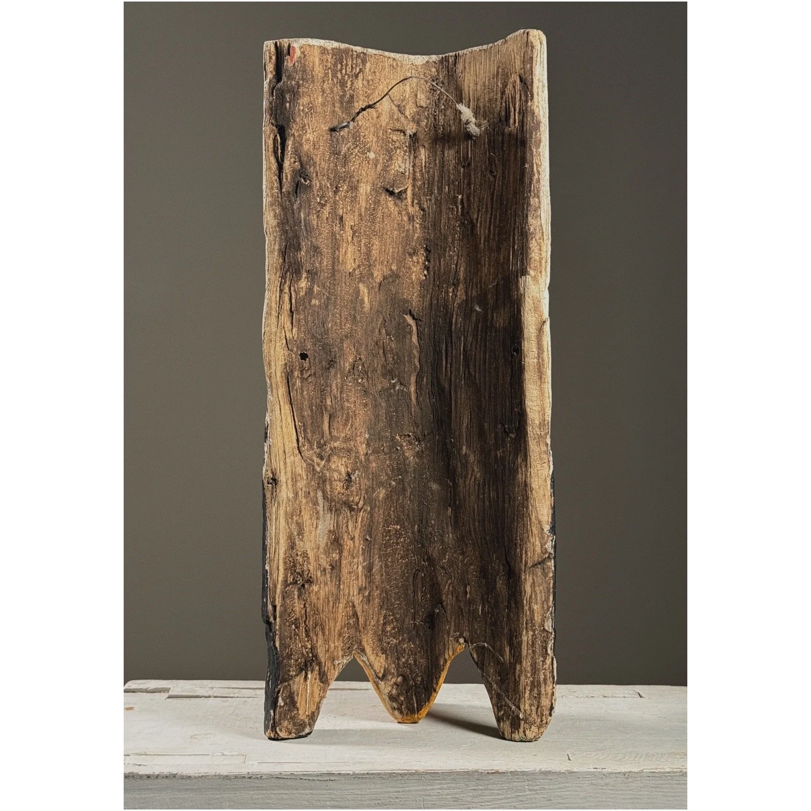 View of the back with attached hanging wire