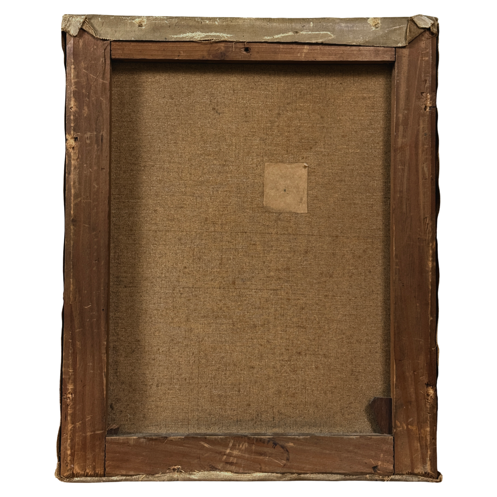 Reverse of canvas