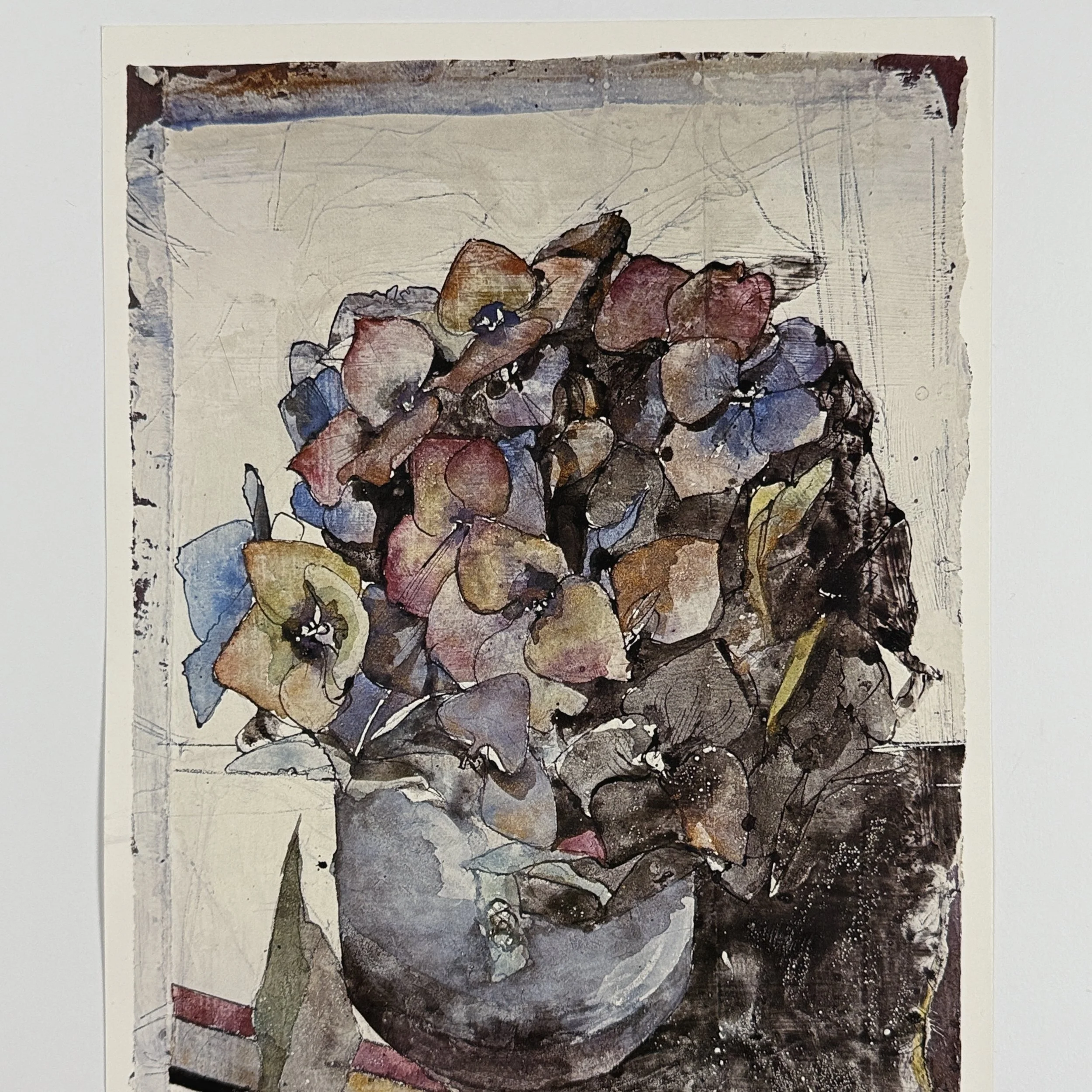 Horst Janssen Untitled exhibition poster for Galerie Brockstedt Hamburg