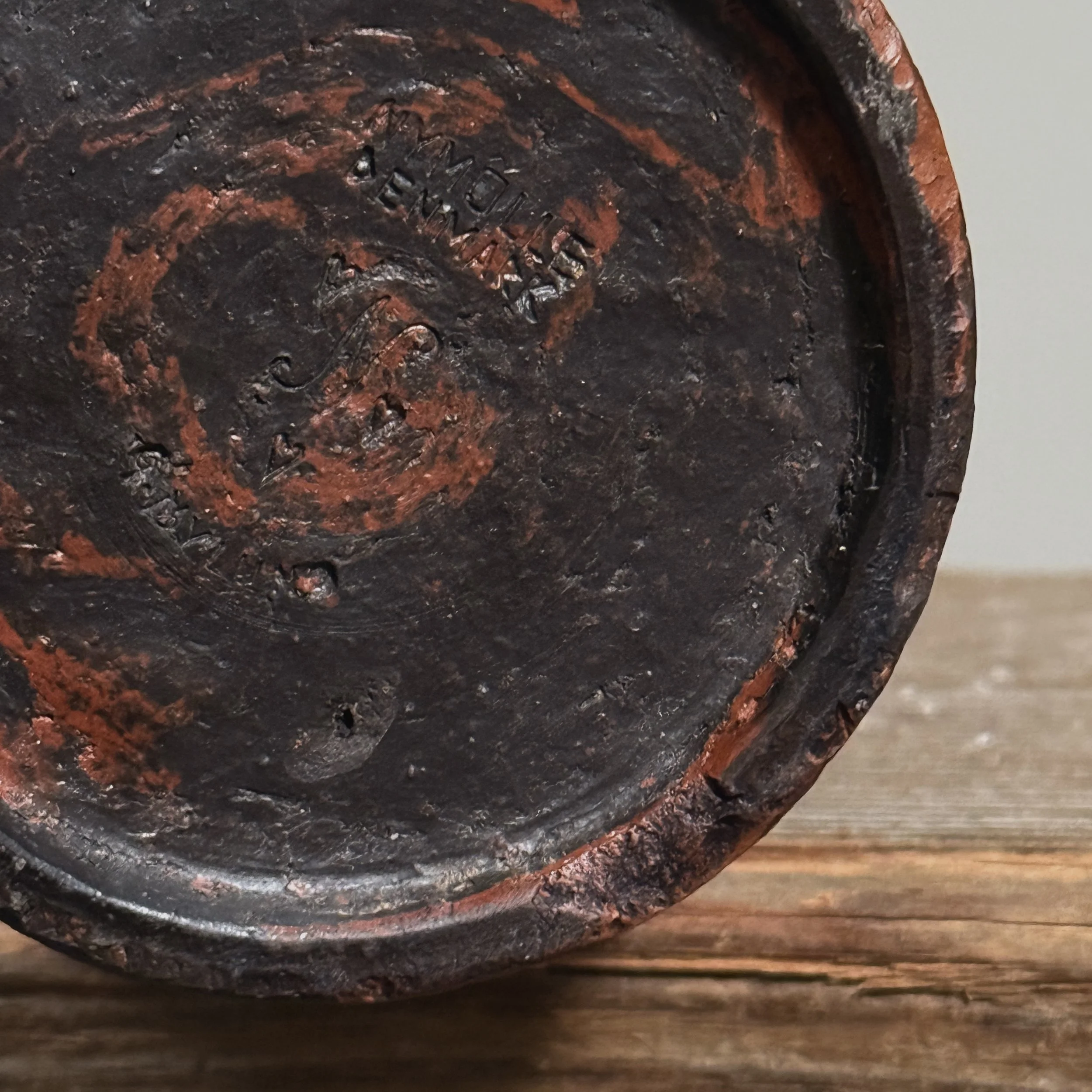Gunnar Nylund for Nymølle stoneware vase, mid-century modern, textured bark glaze