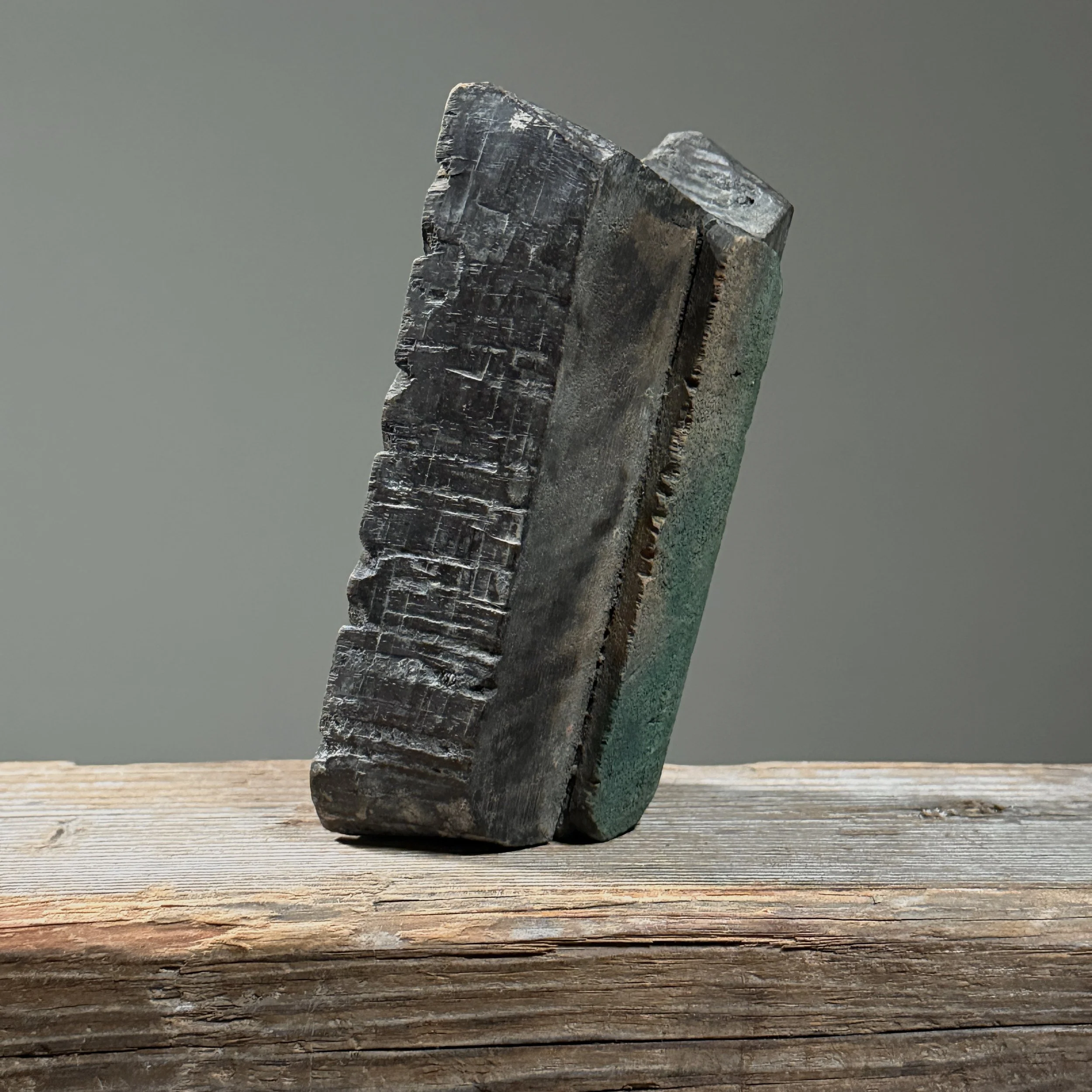 Side view of the smaller block.