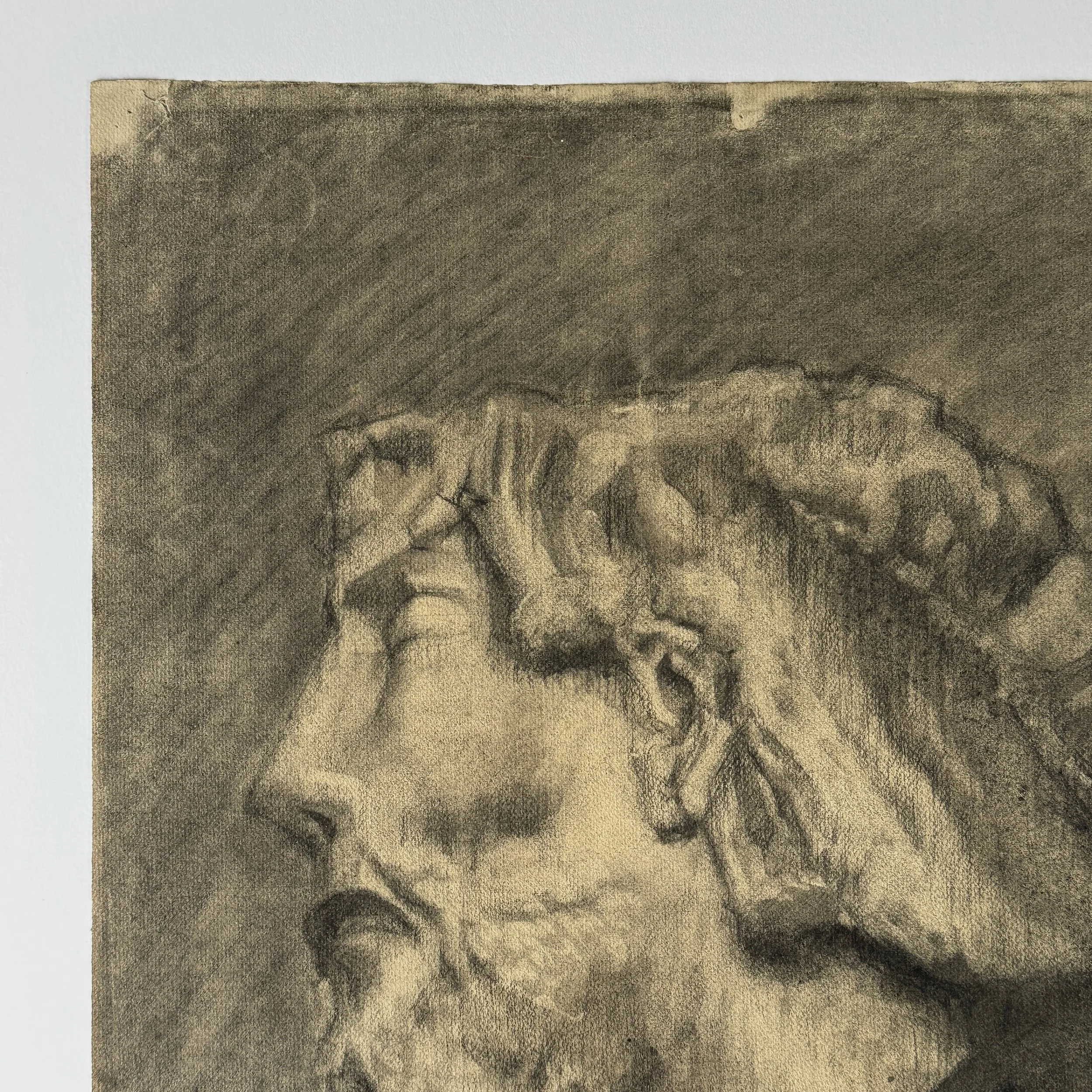 Classical depiction of John the Baptist head