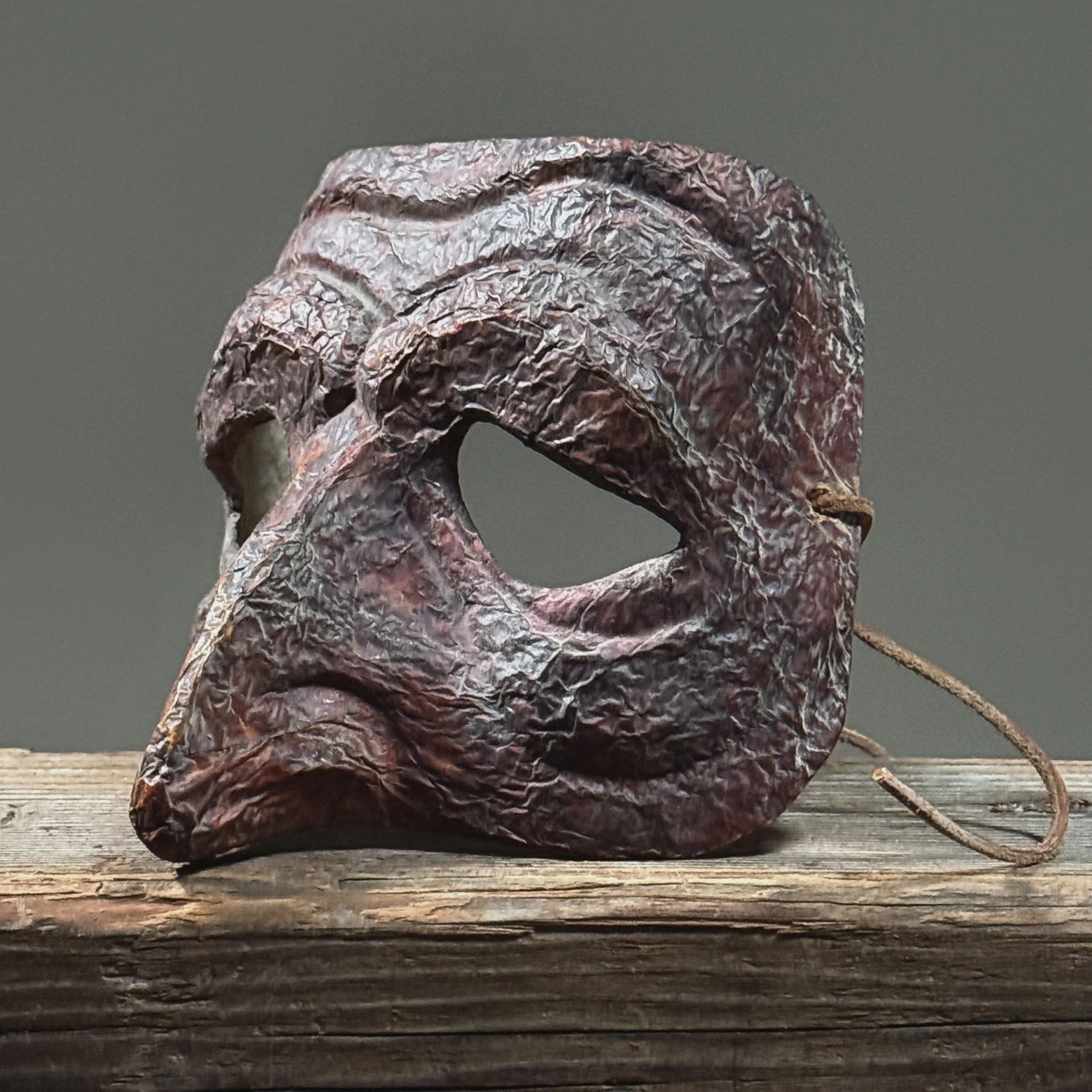 Vintage French Modernist Papier-Mâché Commedia Mask by Jean-Pierre Maury