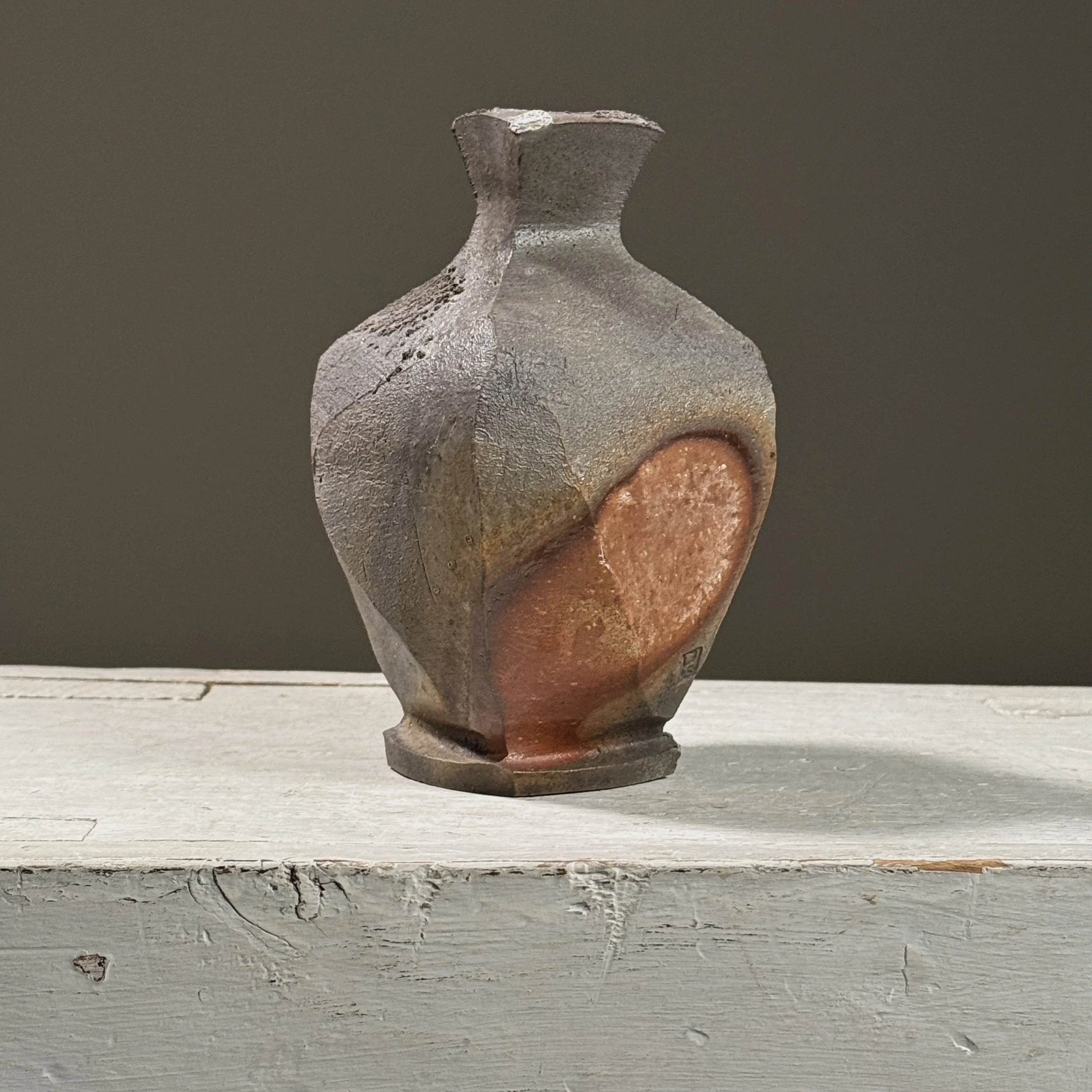 The tokkuri presented as stand-alone sculptural objects.