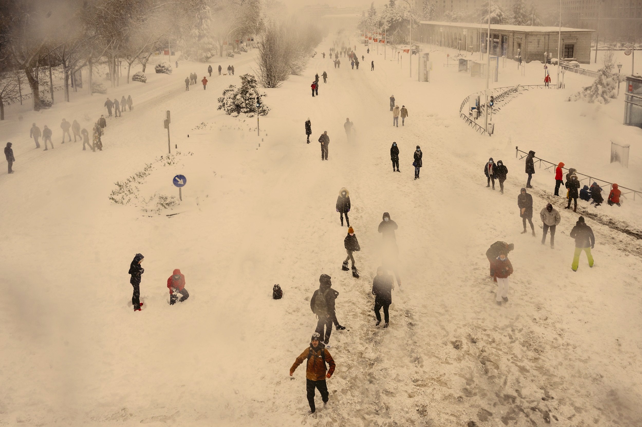 La FIlomena. Gran nevada en 2021