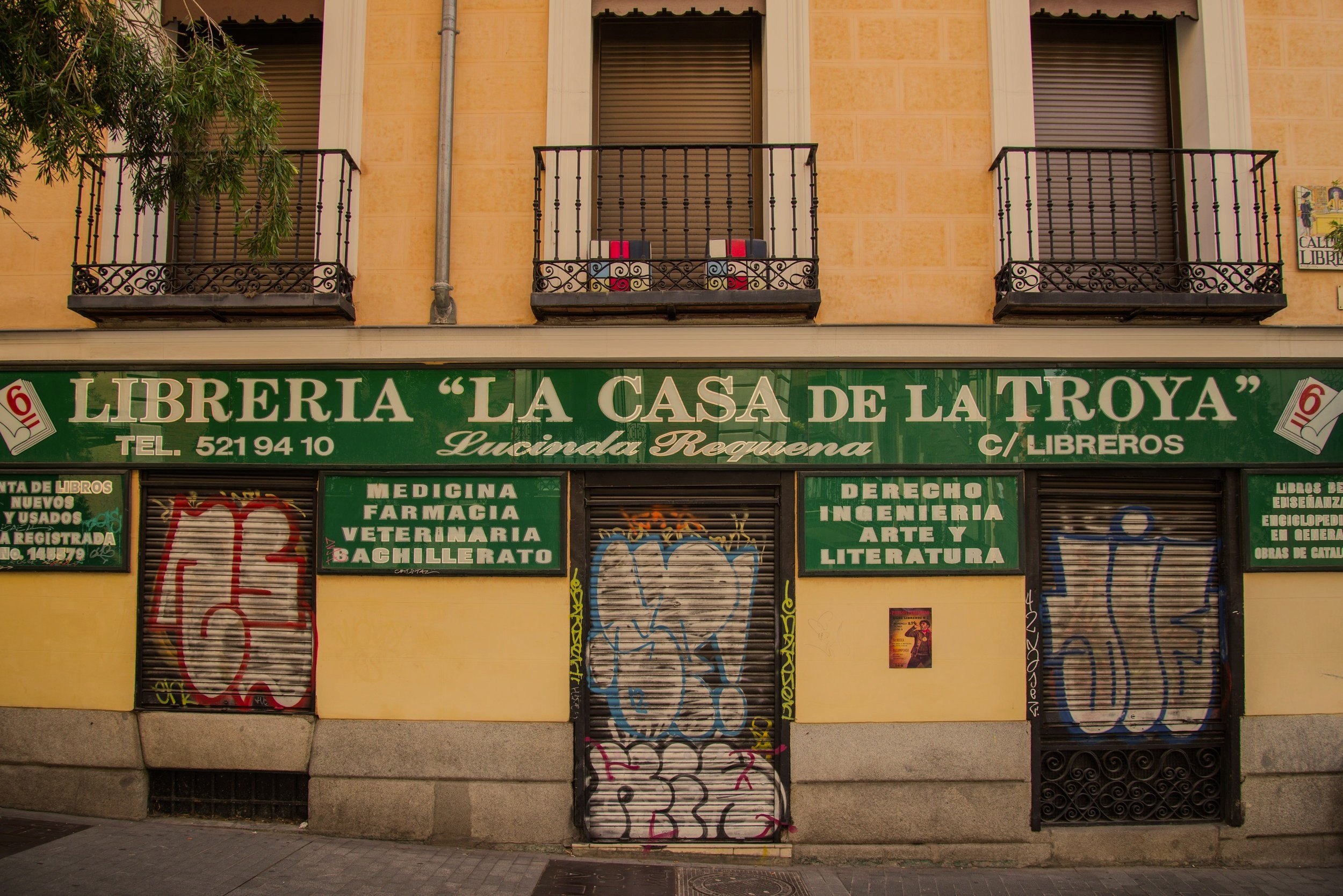 Ultimas librerías. Calle Libreros 2019