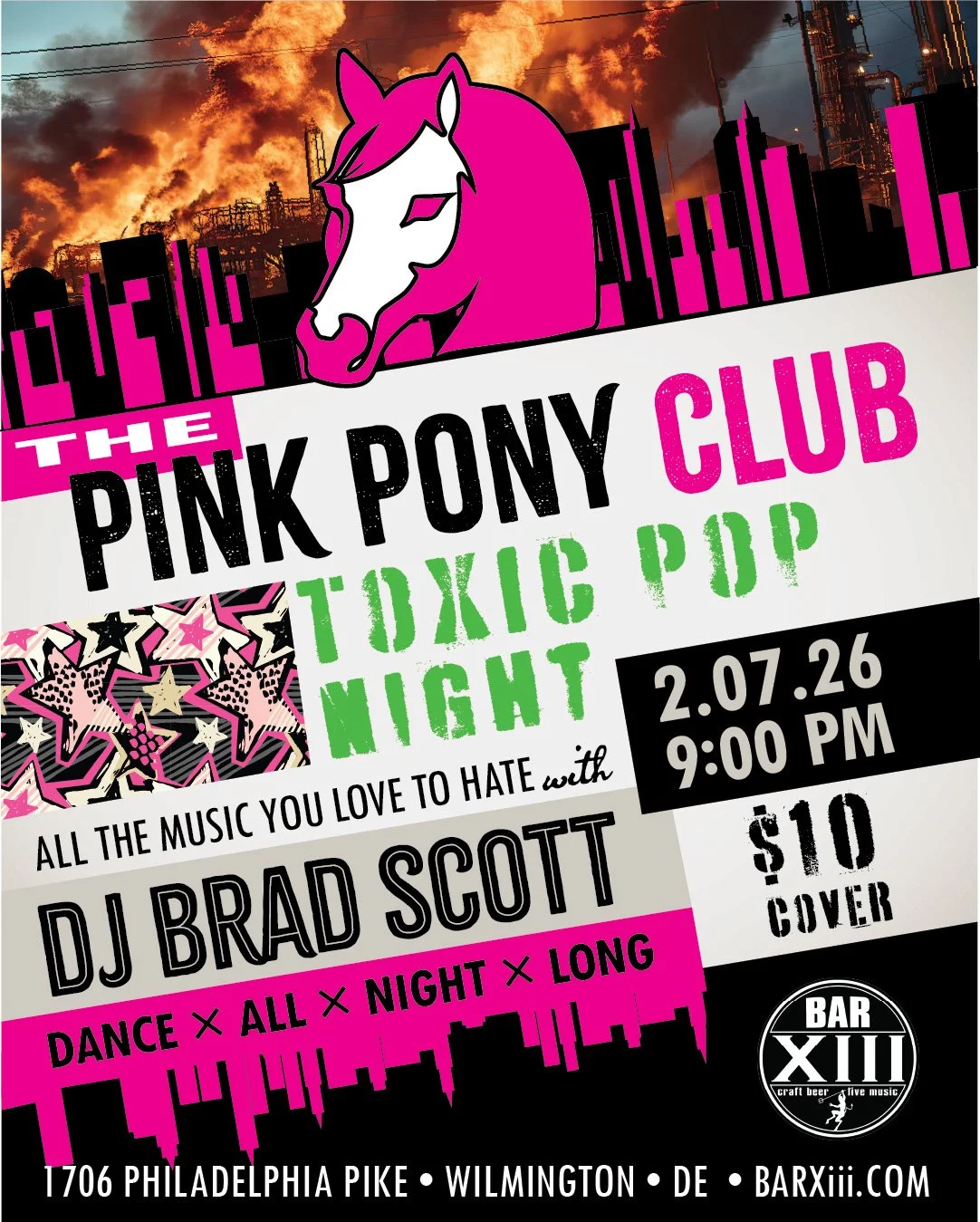 Pink Pony Club "Toxic Pop Night" 