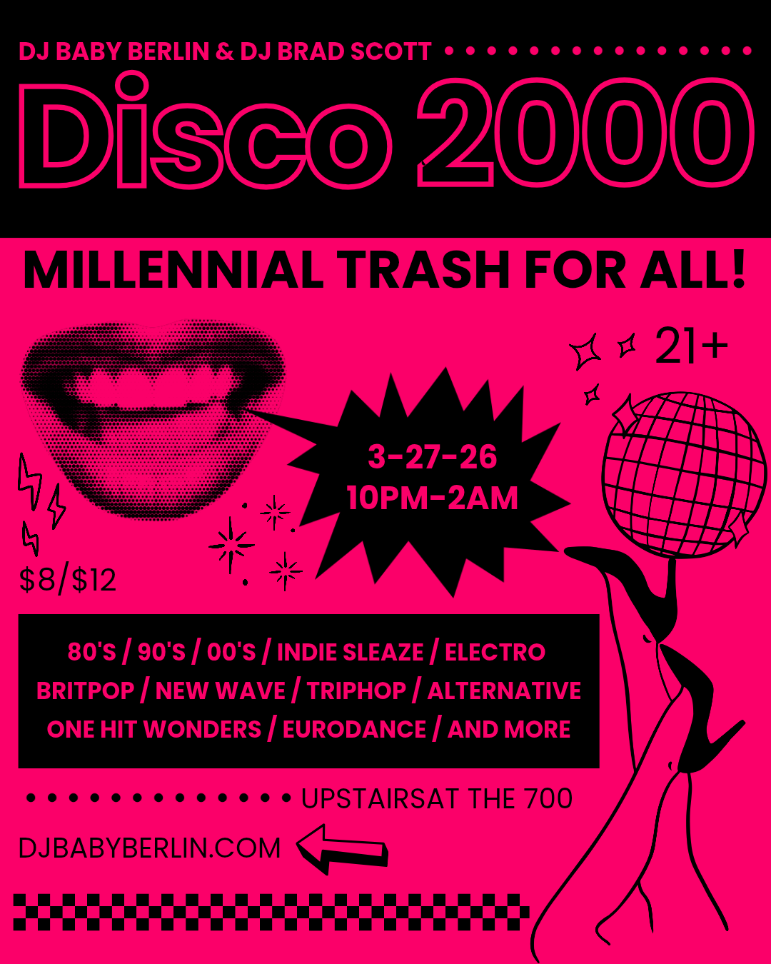 Disco 2000 - Millennial Trash Dance Party For All