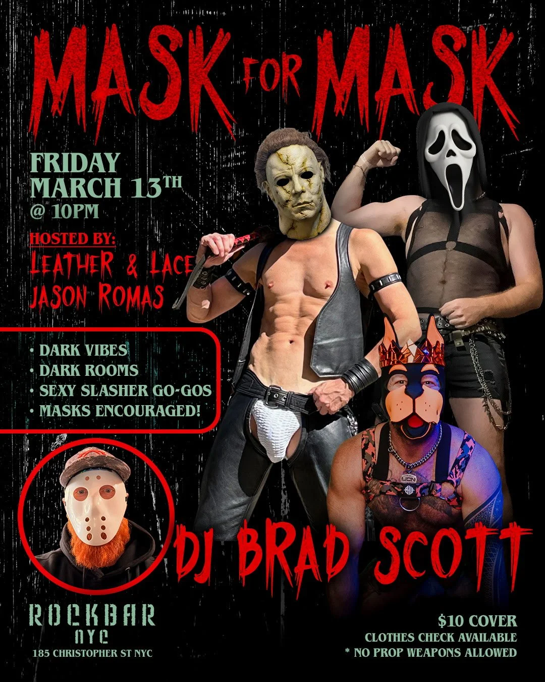 Mask4Mask "Friday the 13th" Party