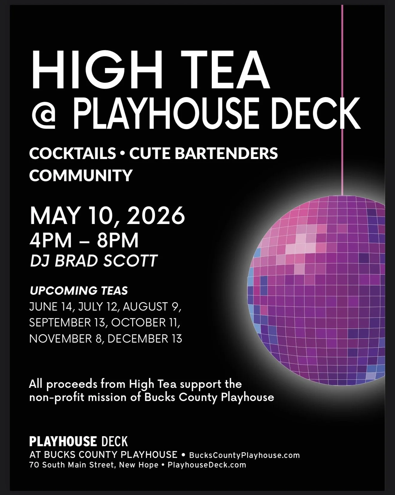 High Tea at Playhouse Deck 