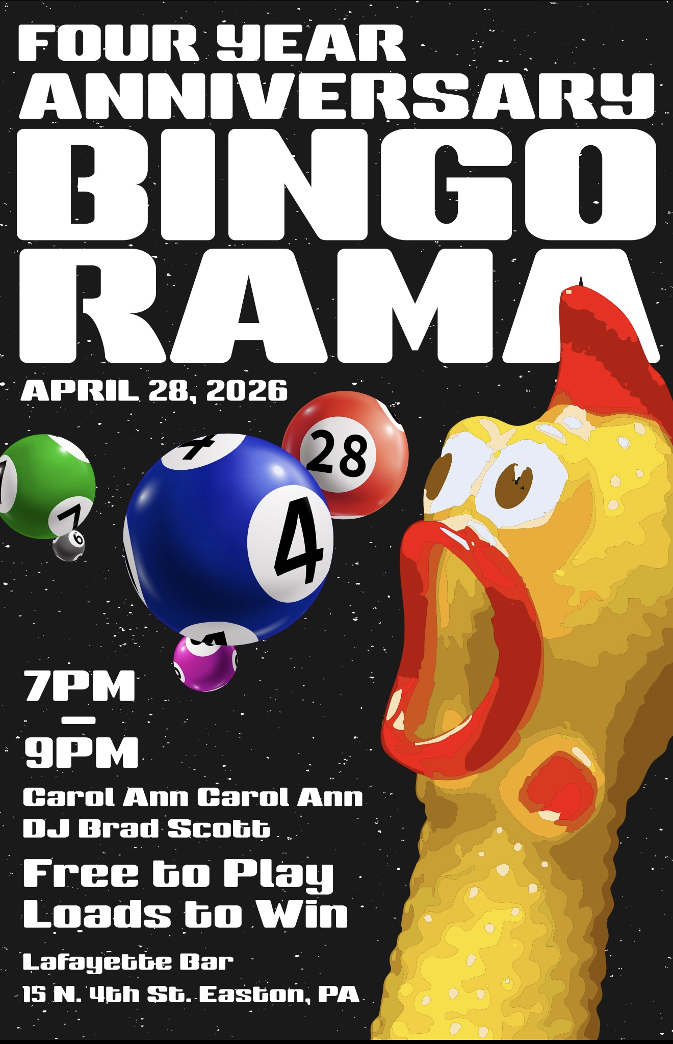 Bingo-Rama Four Year Anniversary