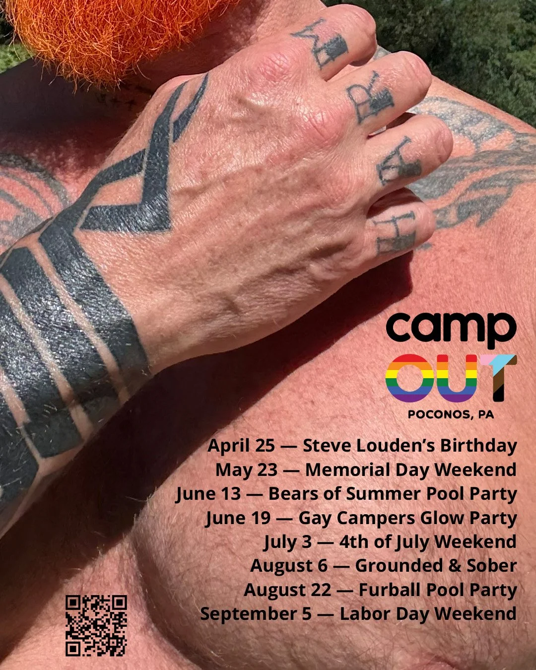 Camp Out Poconos: Gay Campers Glow Party