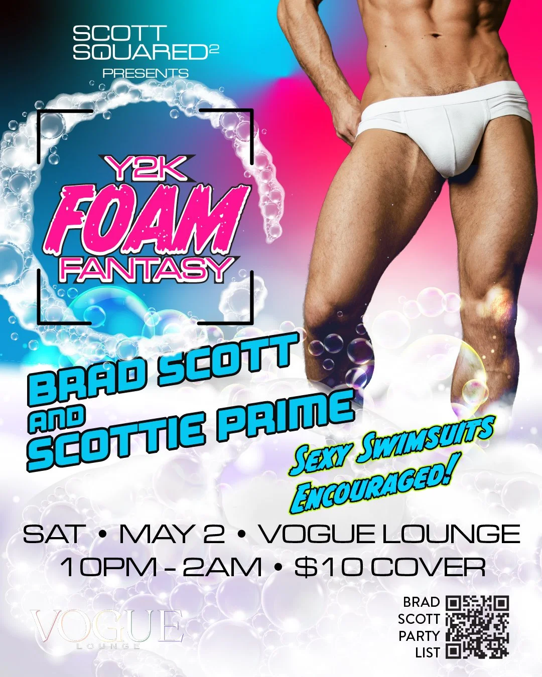 Y2K Foam Fantasy at Vogue Lounge Allentown