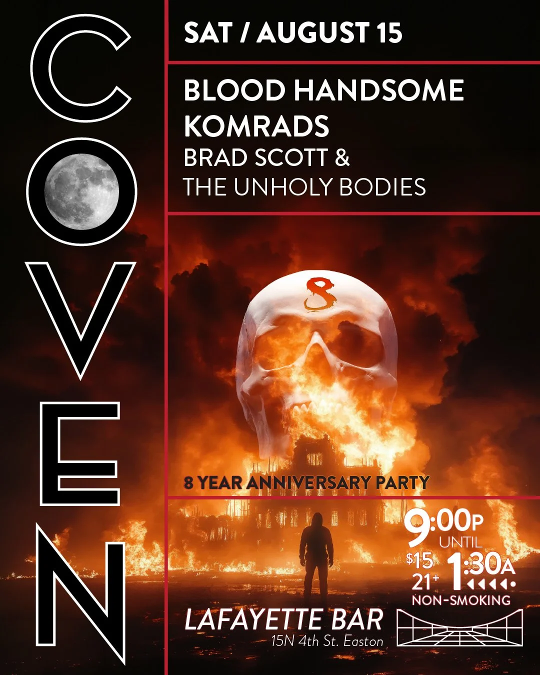 Coven: 8 Year Anniversary w/ Blood Handsome/Komrads