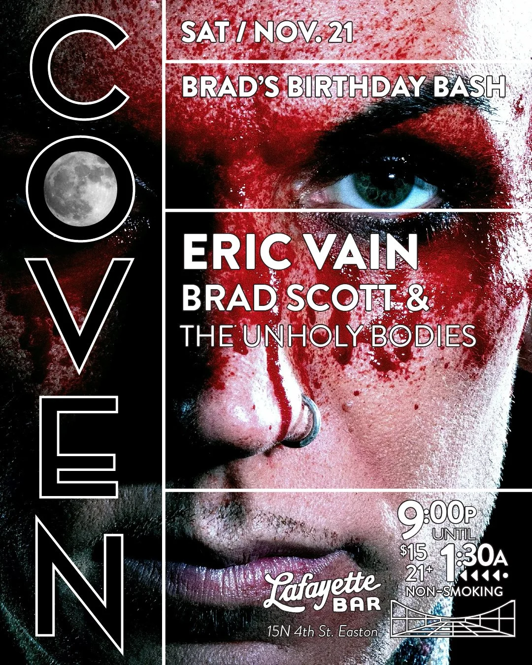 Coven: Brad Scott's Birthday Bash w/ Eric Vain