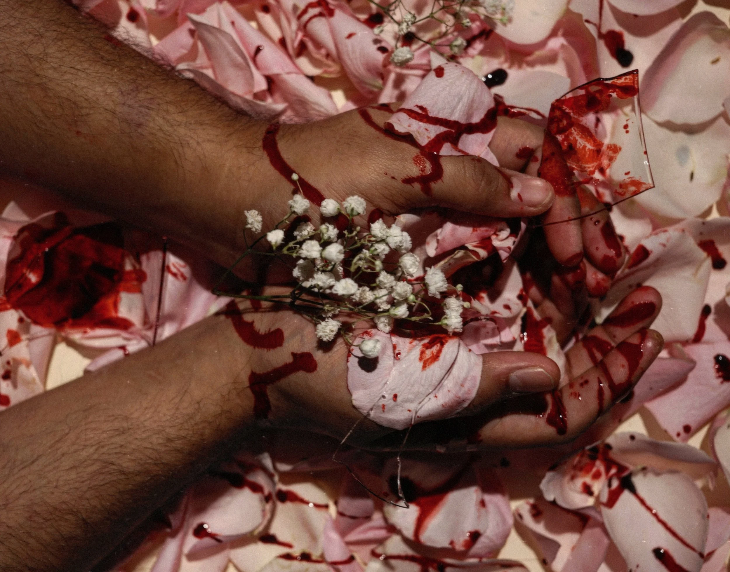flowers don't cancel out the pain