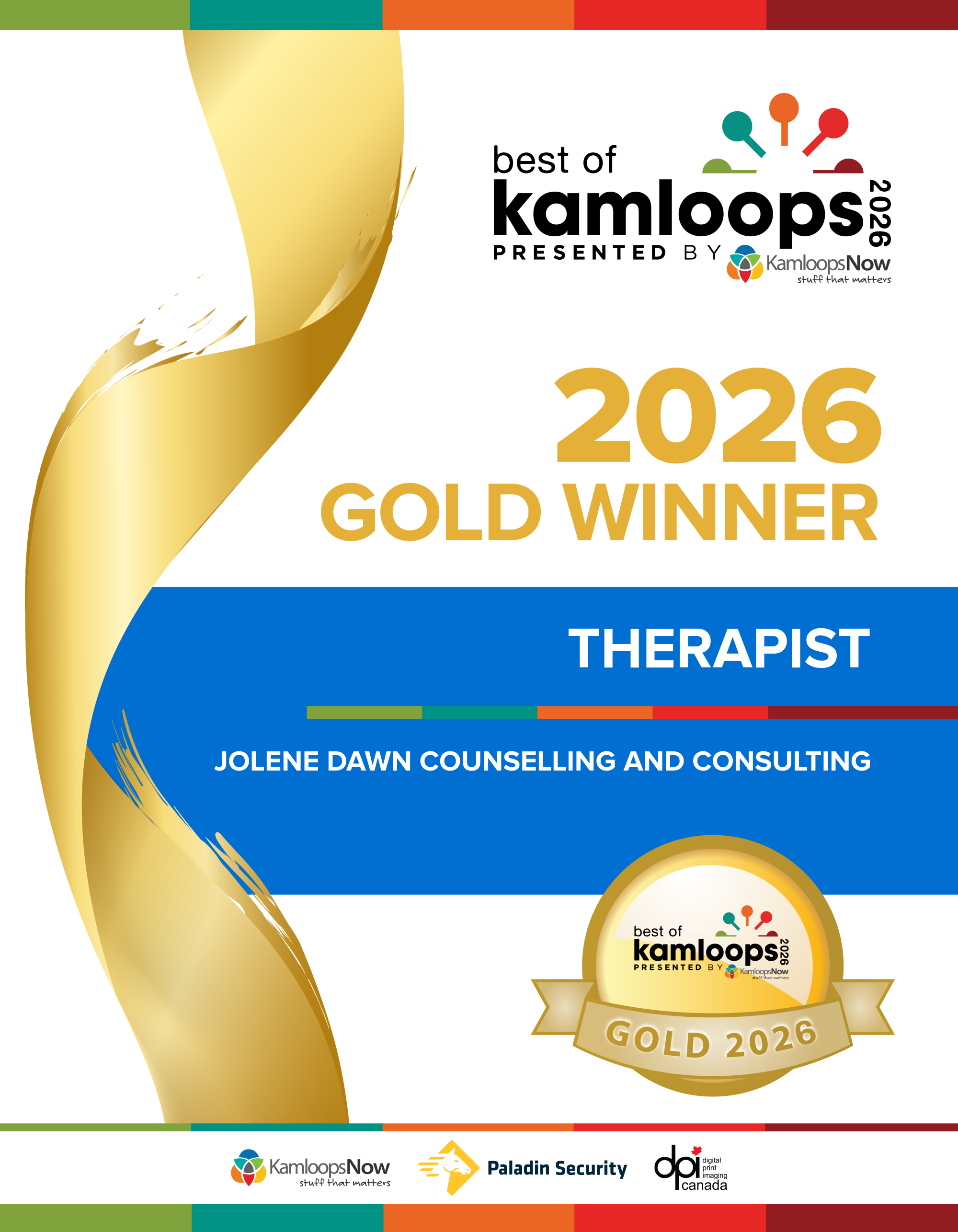 Gold Medal - Best of Kamloops - Therapist