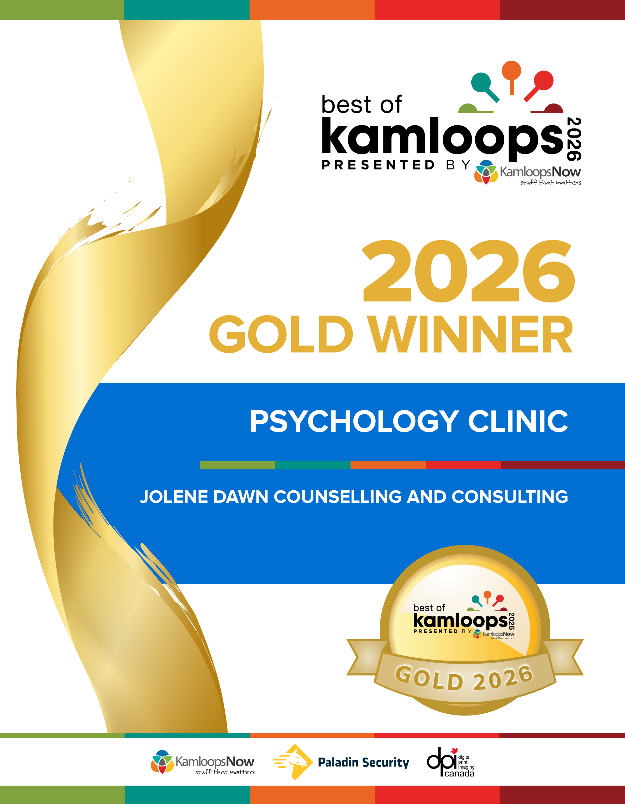 Gold Medal - Best of Kamloops - Psychology Clinic