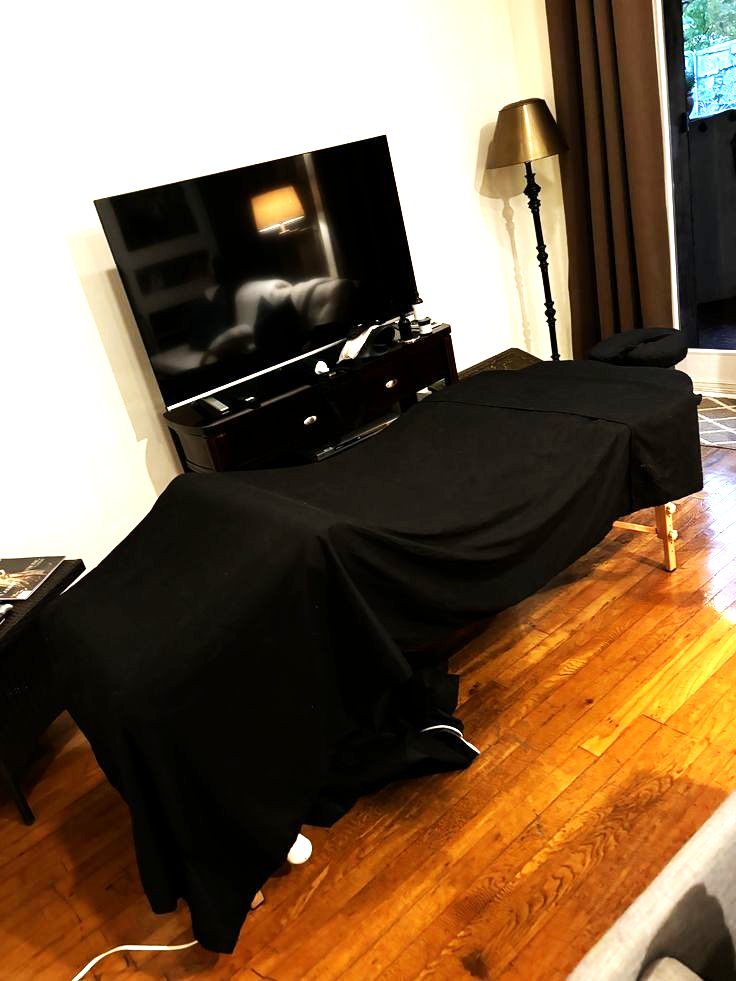 “What is it like massaging during a pandemic?”