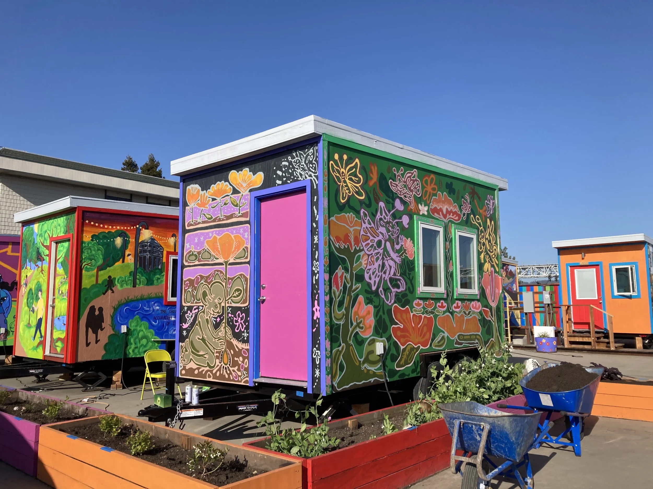 Youth Spirit Artworks Empowerment Village, Oakland, CA. 2020