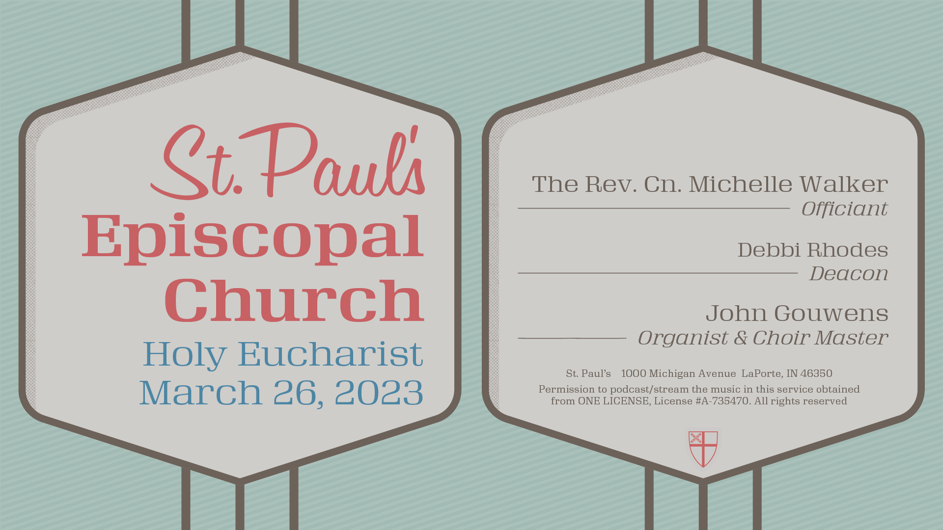 LIVE from St. Paul's - March 26, 2023