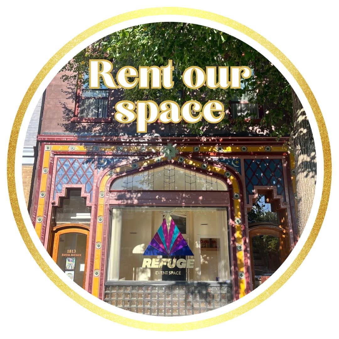 Did you know that Refuge can be rented for all types of events and gatherings? Our urban oasis is used for a variety of celebrations and community events. 

Besides workshops and classes the types of events we host the most are birthday parties and b