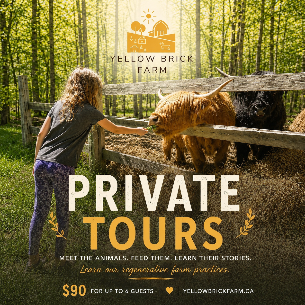 Private Farm Tour Saturday June 6th