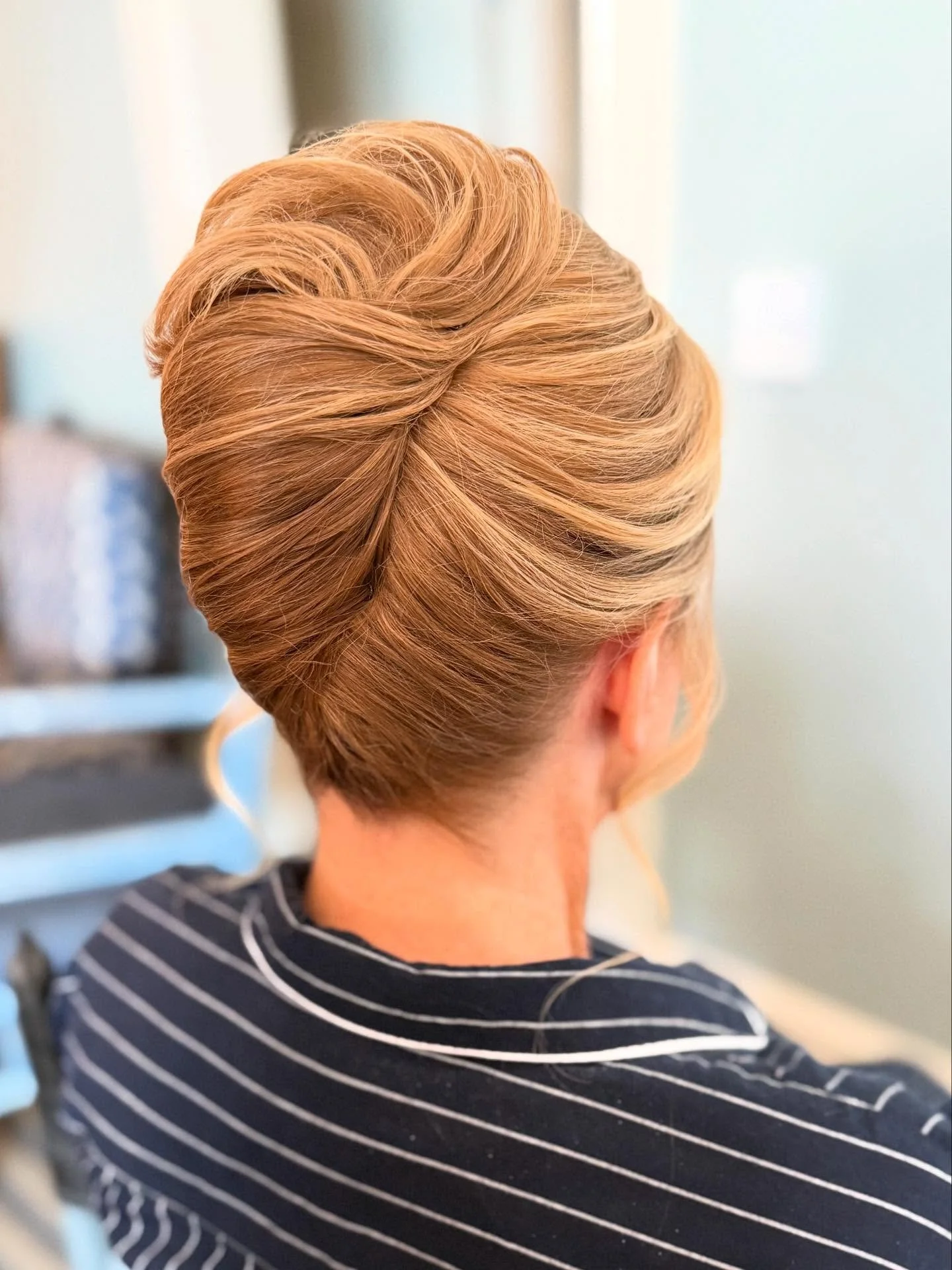 Your hair is full of secrets and one of them is hair mesh so your Classic French Twist is voluptuous and swirly even if your hair is fine and low density.

#boston #bostonhair #bostonhairstylist #bostonwedding #bostonbride #bostonweddinghair #bostonw