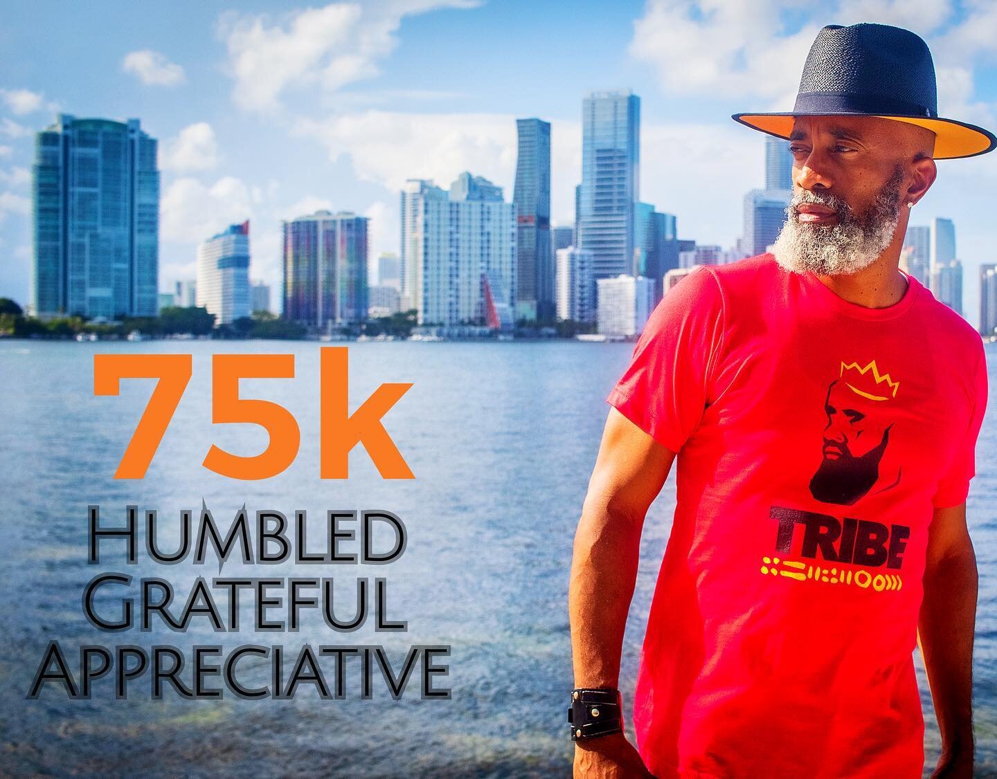 75k. I&rsquo;m still tripping. Thank you fam for rocking with your boy. Peaks, valleys, and everything in between. I promise to keep being me; no chaser. @therealwarriorworld 🙏🏽✊🏽🦊😉
.
.
.
#75k #thankful #grateful #appreciative #TheDopeProfessor 