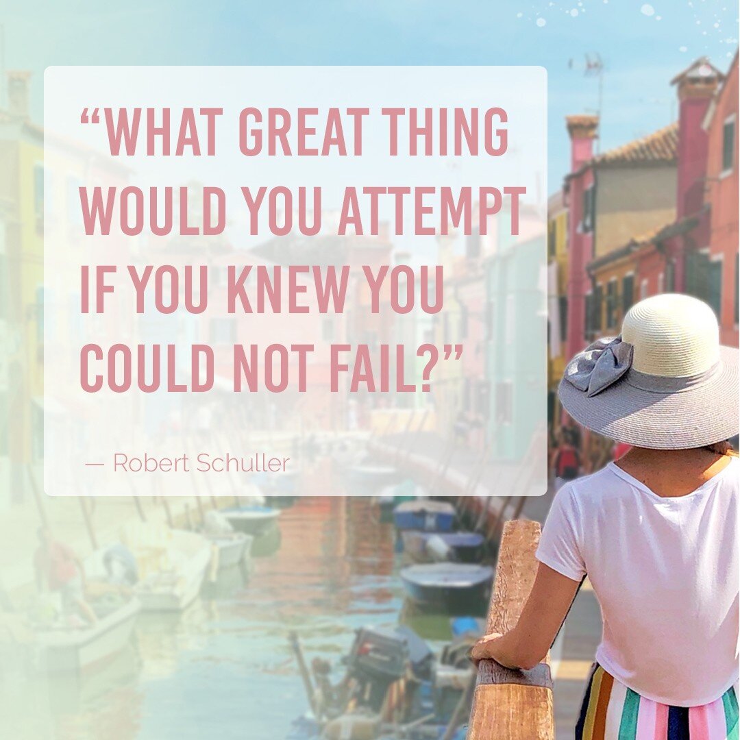 &quot;What great thing would you attempt if you knew you could not fail?&quot;⁠
⁠
I personally think you should ask yourself this question everyday and then do it anyway. People are so afraid of failing that it paralyzes them. When it comes to succes