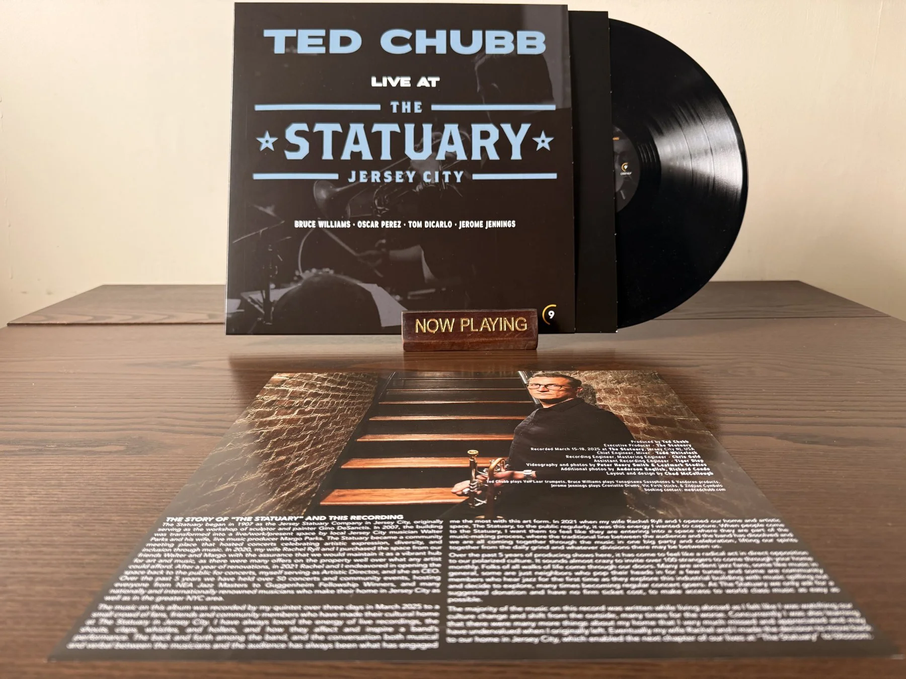 Ted Chubb 'Live at the Statuary' - Limited Edition 12" LP