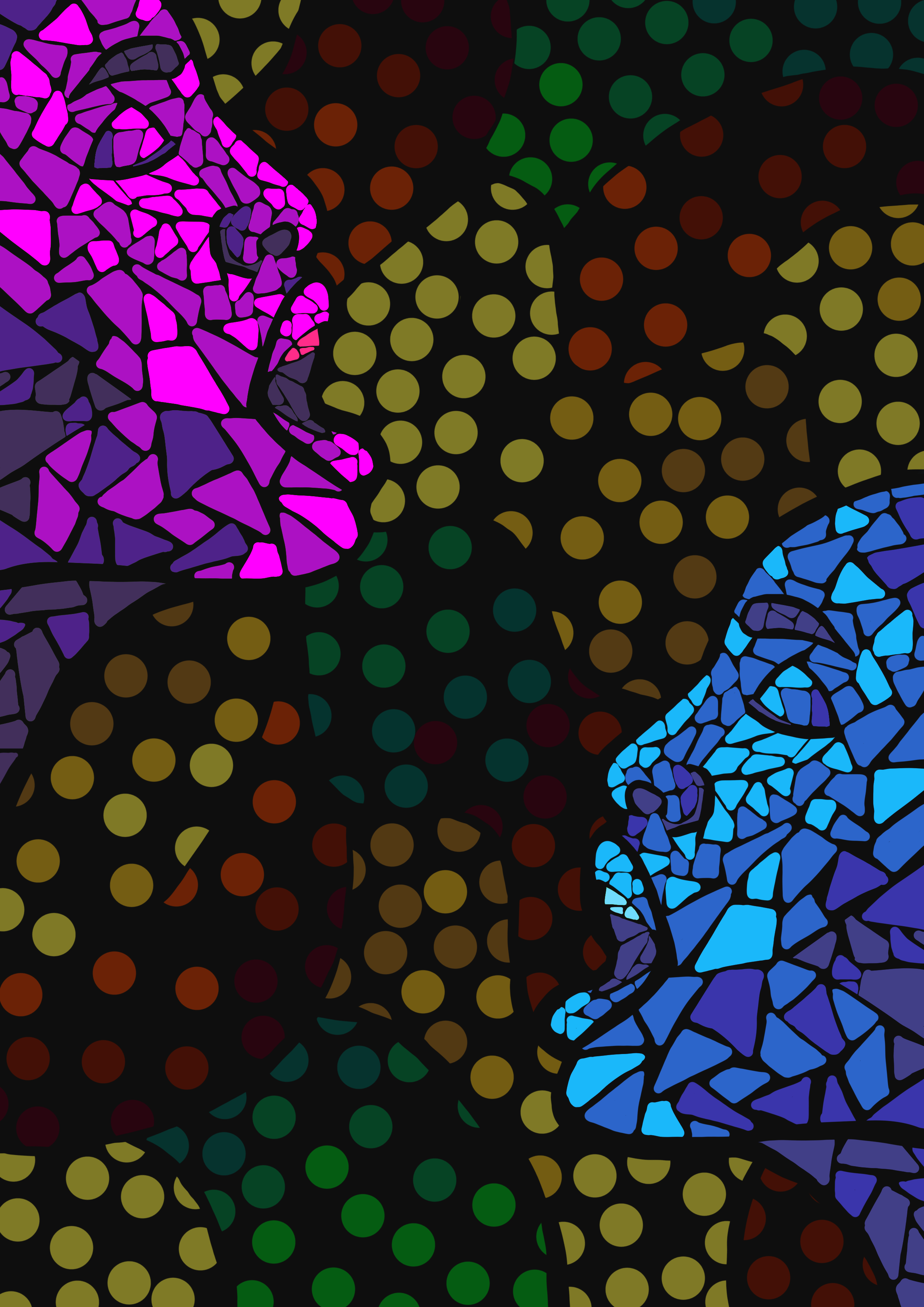 What is the space between languages called? 