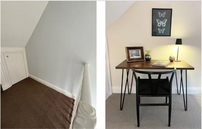 a study nook, staged by The Property Presenters