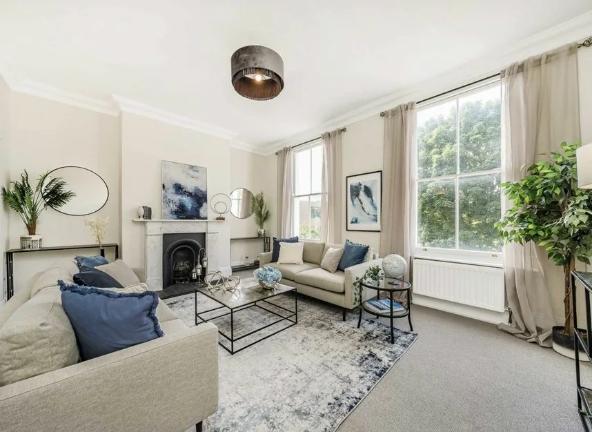 staged maisonette in Packington Street, Islington