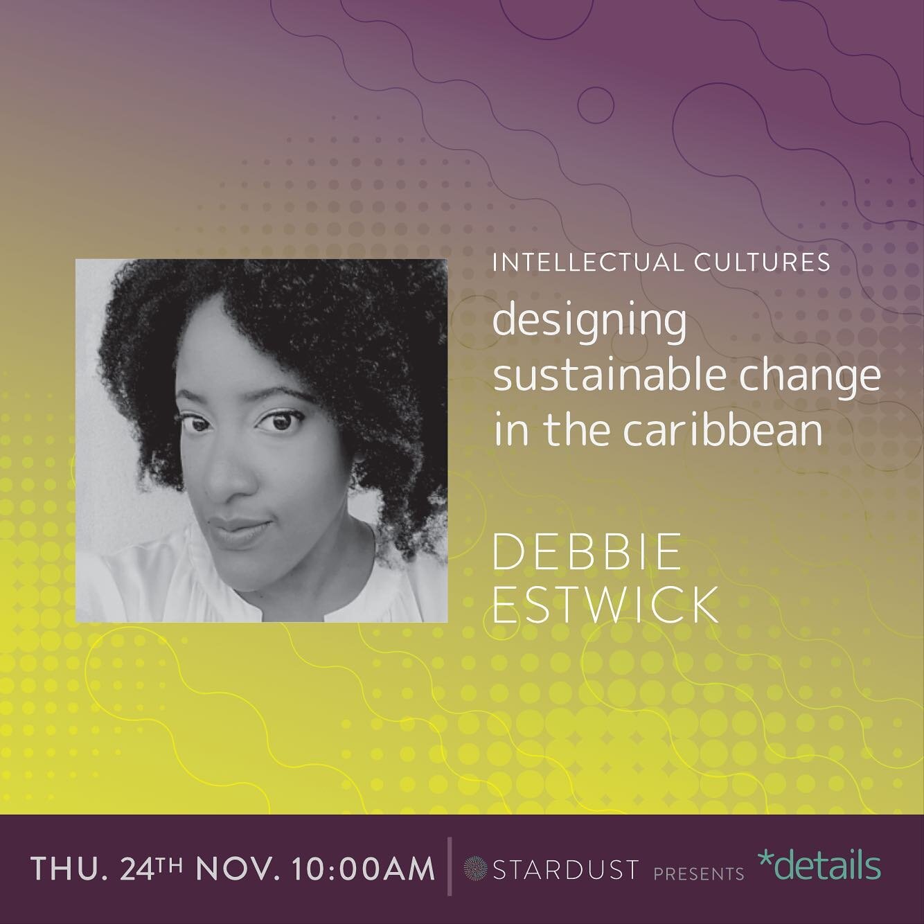 🎉 Introducing this week&rsquo;s speakers ✨ Meet Debbie Estwick, whose work within the private, public and social sectors provides a rare plurality essential for solving complex problems where worlds collide.

🌎 She has extensive professional experi