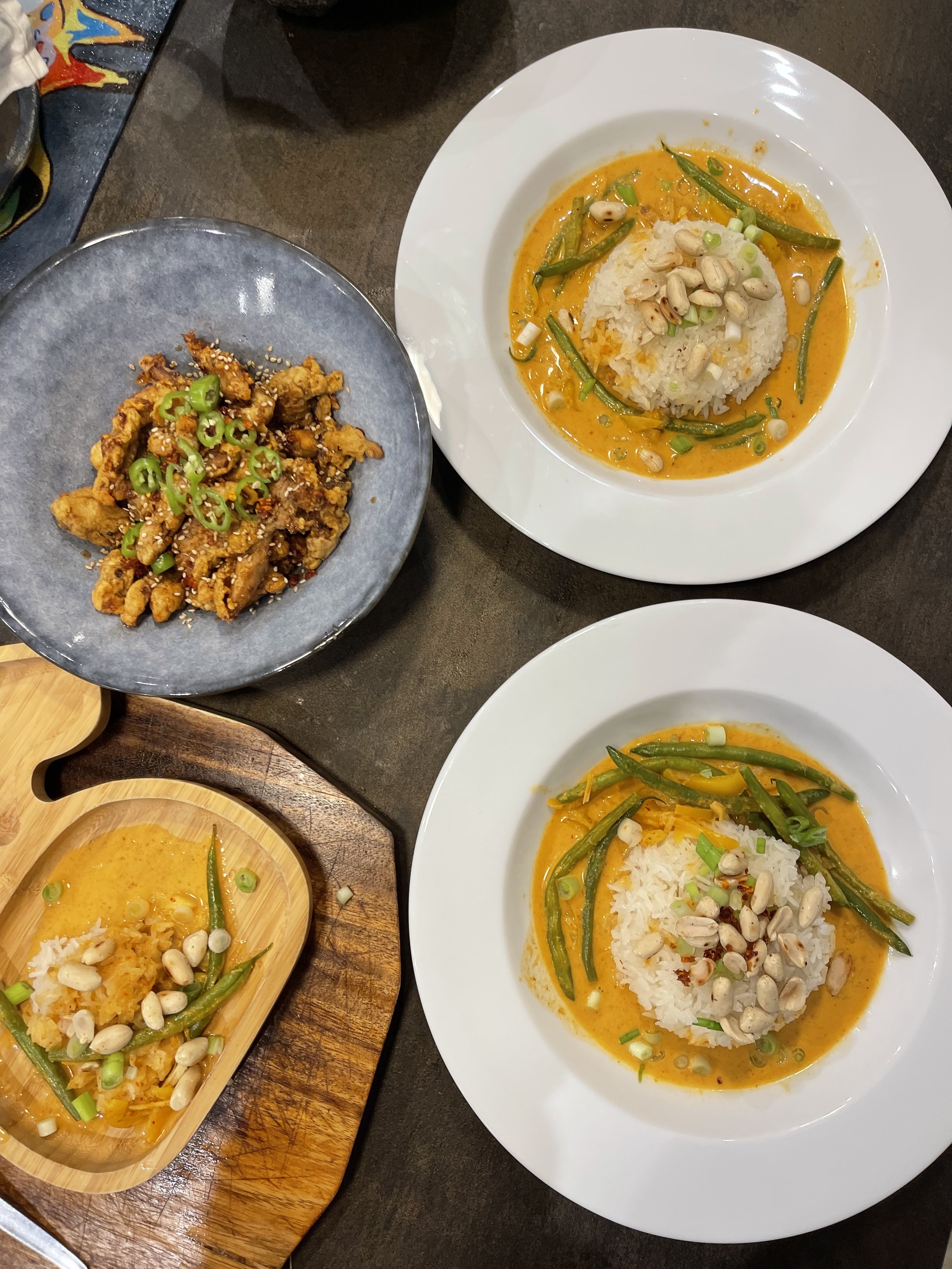 Passionate cooking balanced with changing time pressures.