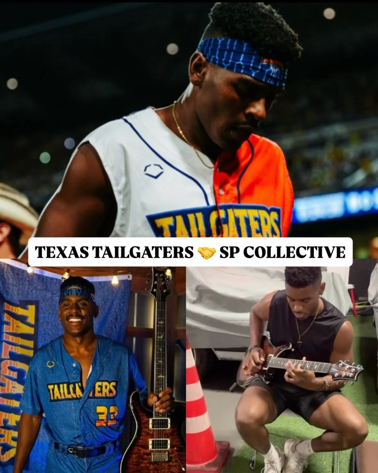 @trejones33_ bringing the vibes today 🎸🤠