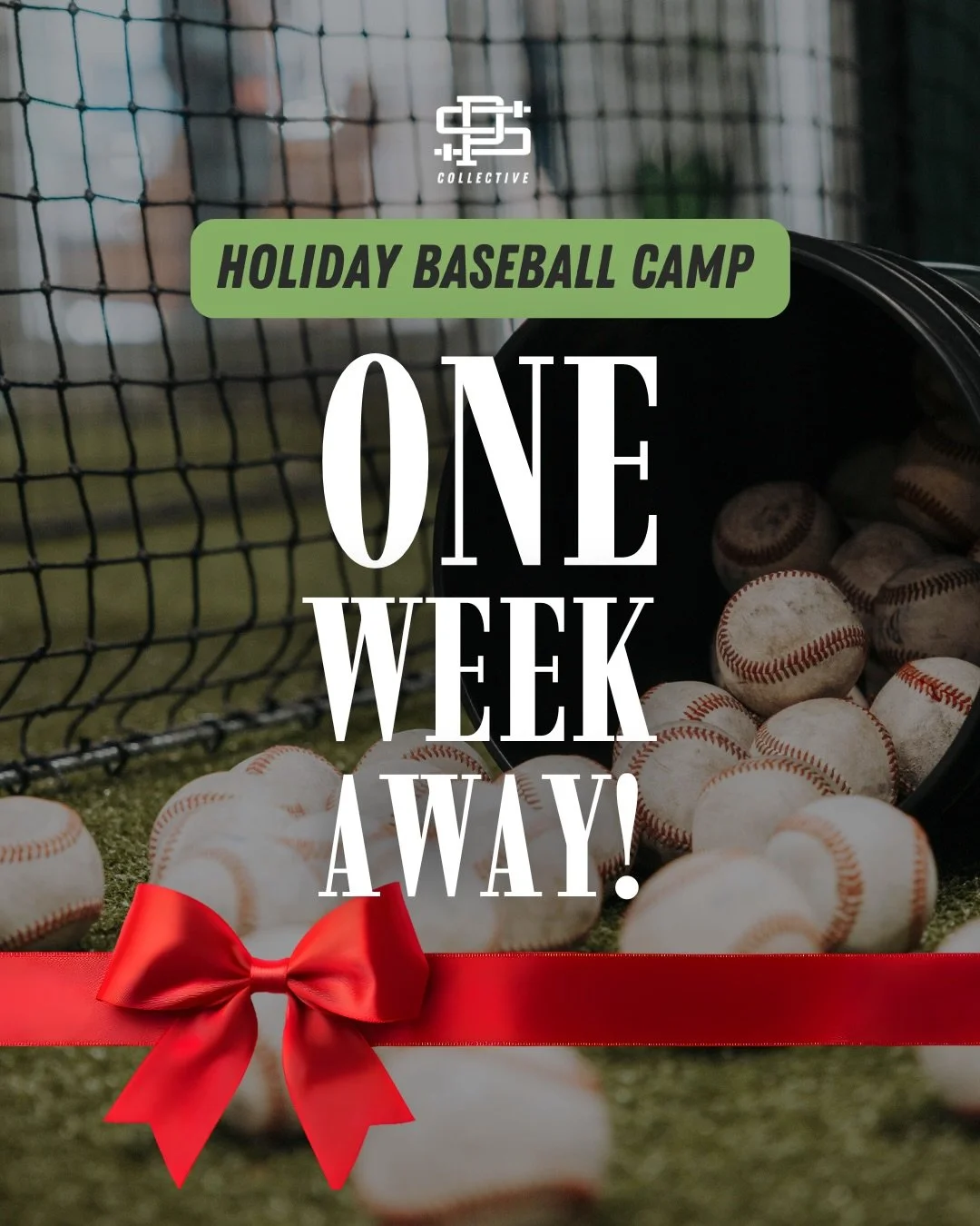 ONE 👏 WEEK 👏 AWAY ⁠
⁠
We&rsquo;re counting down the days to our Holiday Baseball Camp.... spots are filling up fast! Register now at the link in our bio 🚀⁠