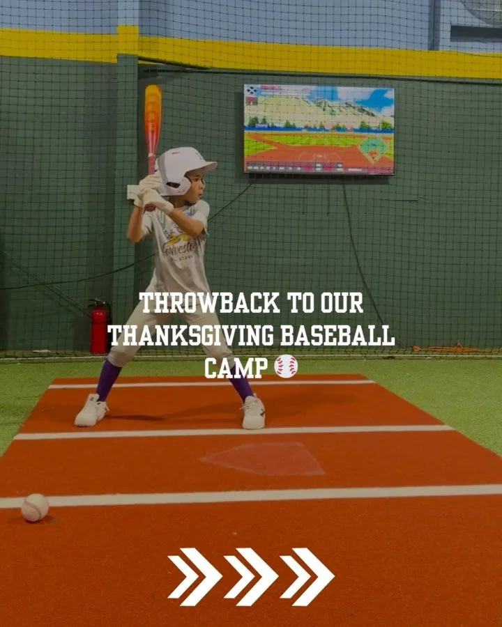 Throw🔙 to our Thanksgiving Baseball Camp 

5️⃣ days till our Holiday Camp 🚀