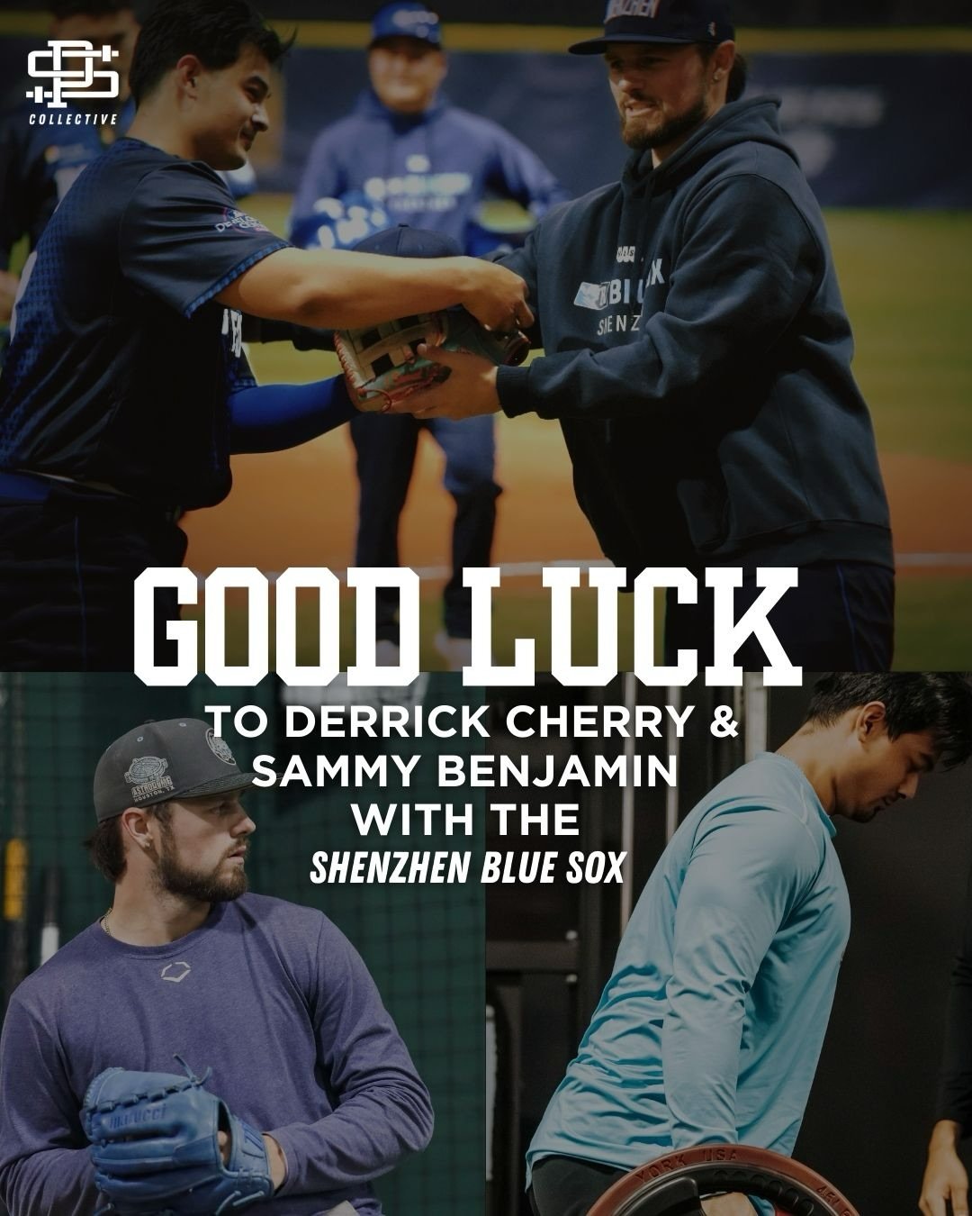 Our guys @sammybenjamin__ &amp; @derrickcherry_ have been putting in the work all offseason &amp; are now representing across the globe 🌎⁠
⁠
Good luck this season, boys 🫡⁠