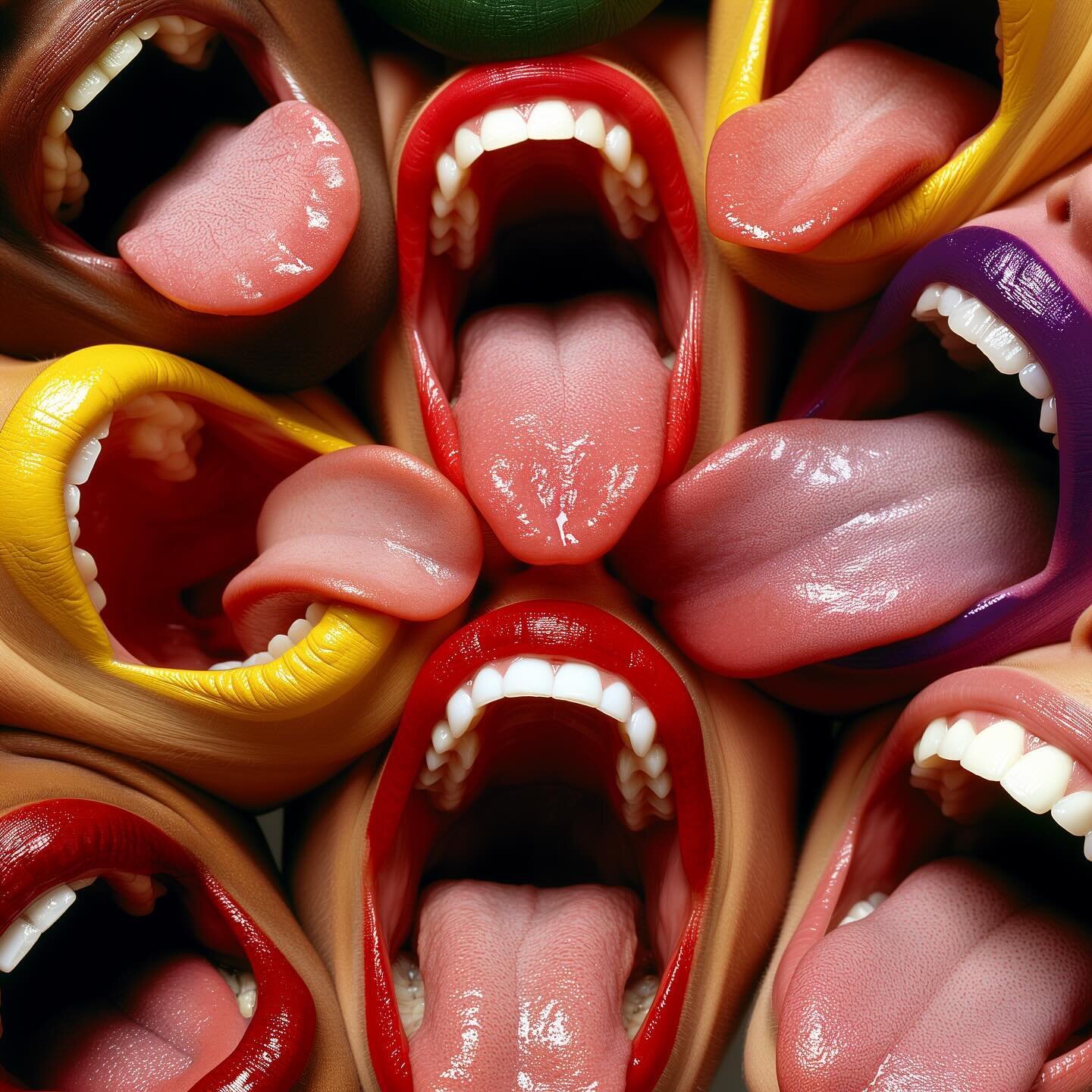 Thanks, I hate it.

Made with MidJourney v6

#aiart #aigeneratedart #generativeart #digitalart #art #aiartcommunity #midjourney #midjourneyai #midjourneyv6 #thanksihateit #tihi #mouths #tongues #gross #rollingstones