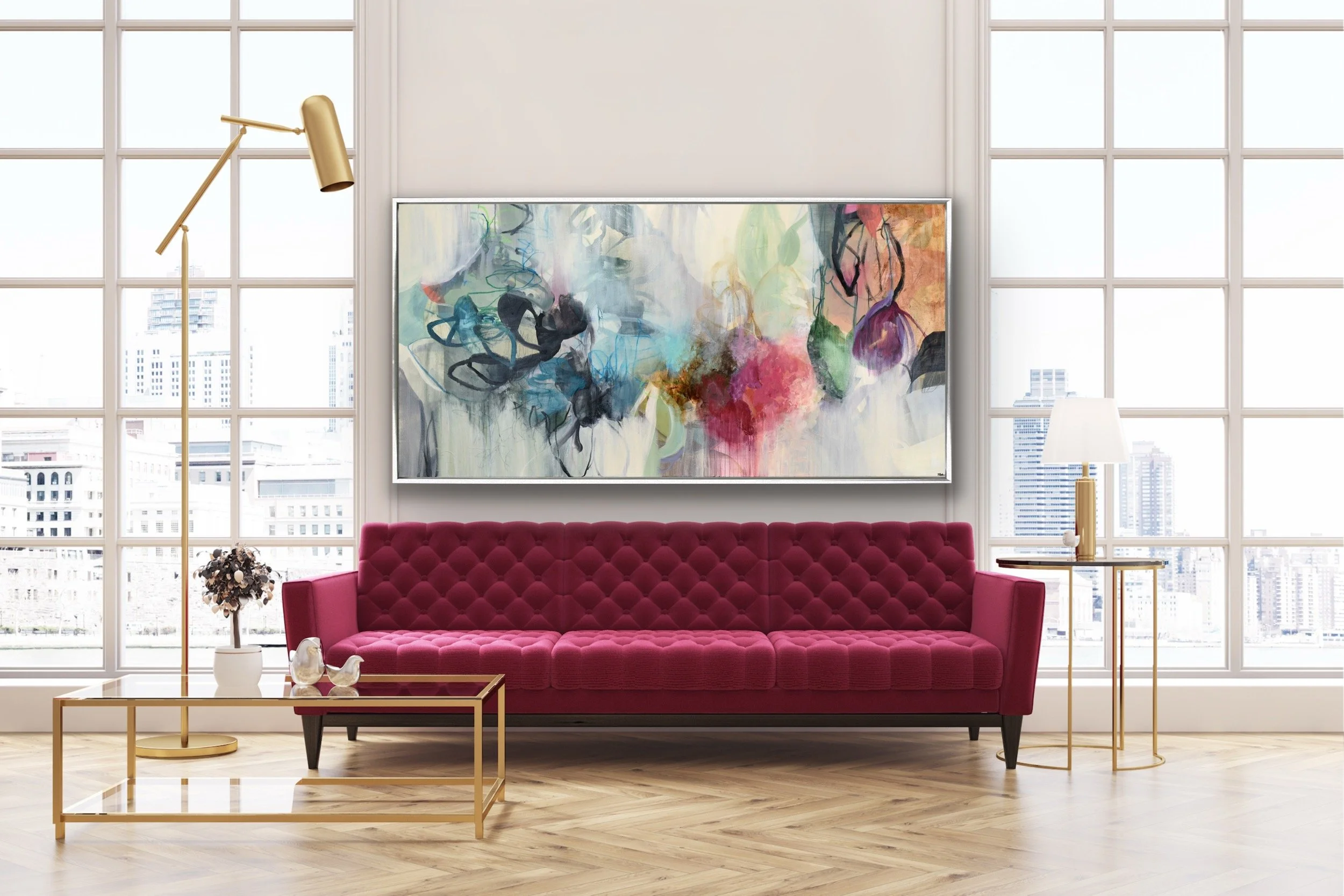 cat-tesla-forest-bathing-3-36x72-2026-abstract-painting-for-sale (9).JPG