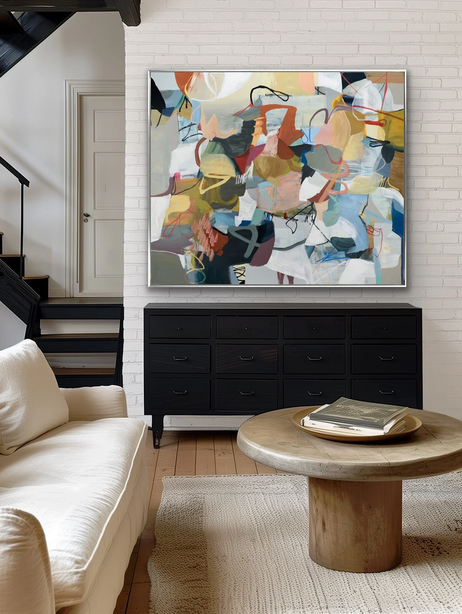 cat-tesla-lemon-cake-60x72-2025-abstract-painting-for-sale (8).JPG