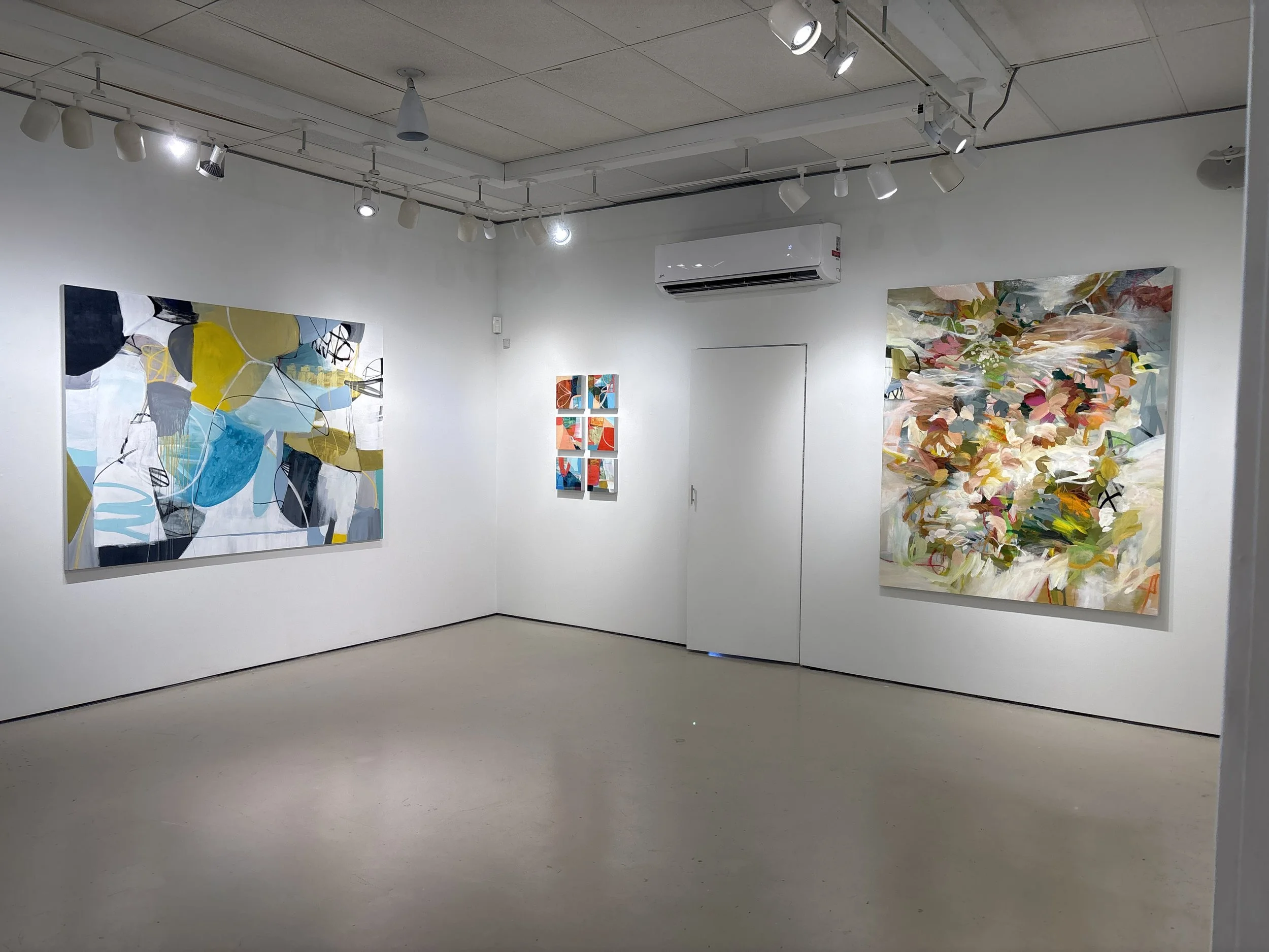 Cat Tesla nature-inspired abstract paintings at Art Center Sarasota.jpeg
