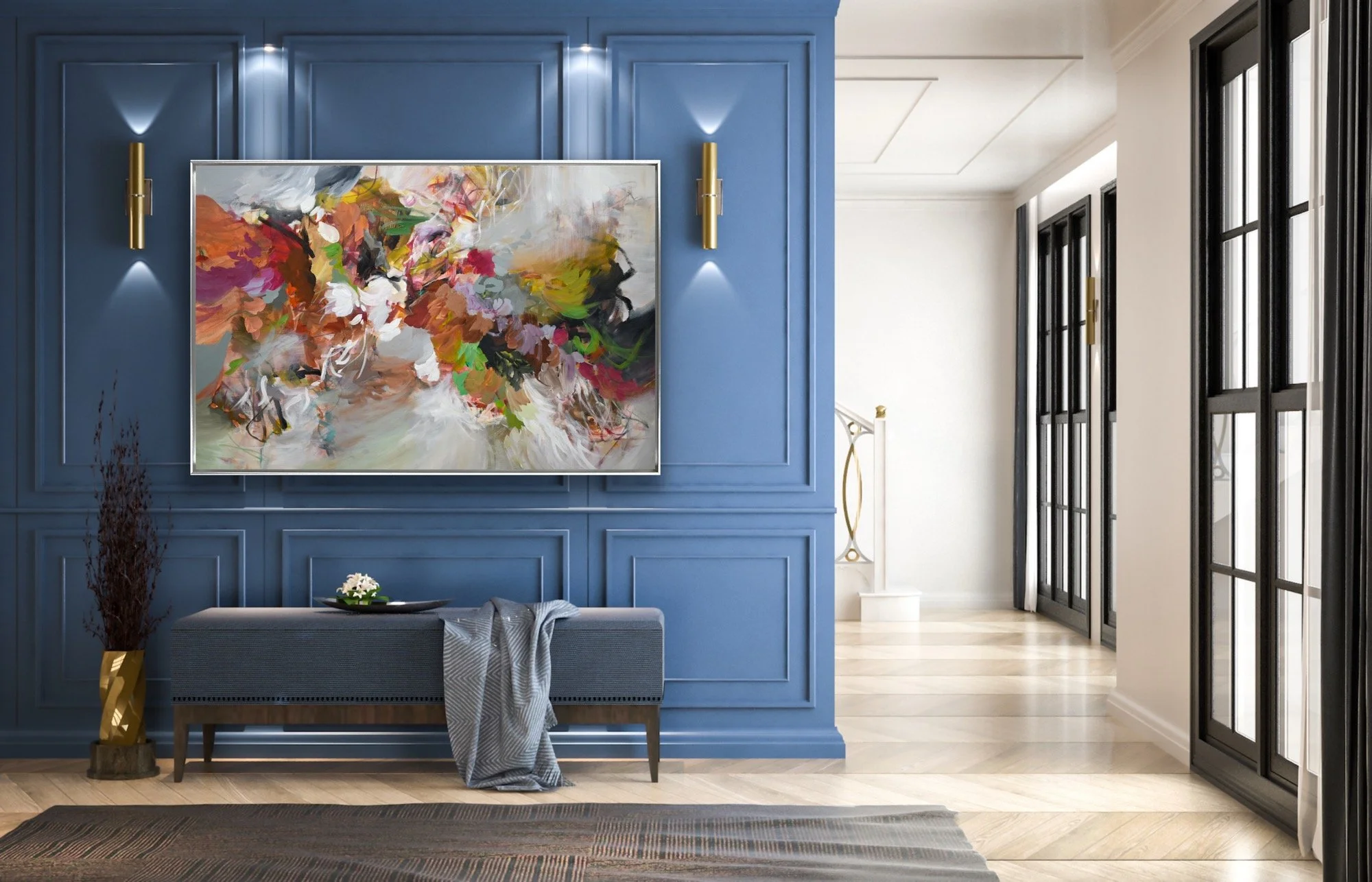cat-tesla-wild-blooms-48x72-2026-naturescape-painting-for-sale (2).JPG