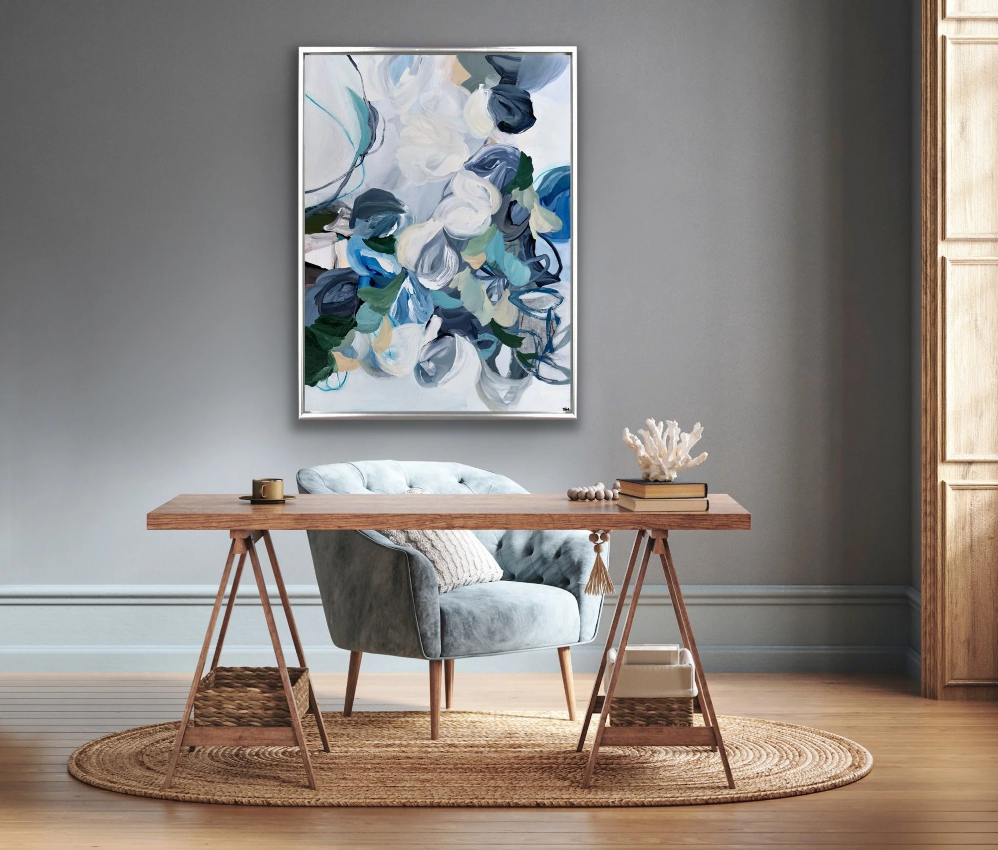 cat-tesla-peony-power-26-40x30-2025-naturescape-painting-for-sale (7).JPG