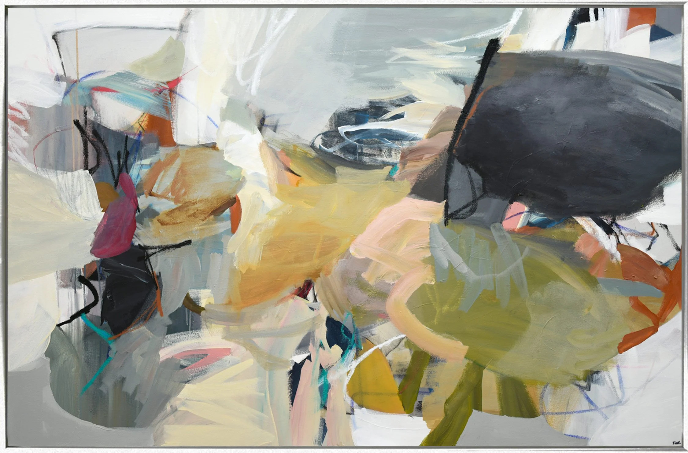Open Air,  42"hx62"w, Framed