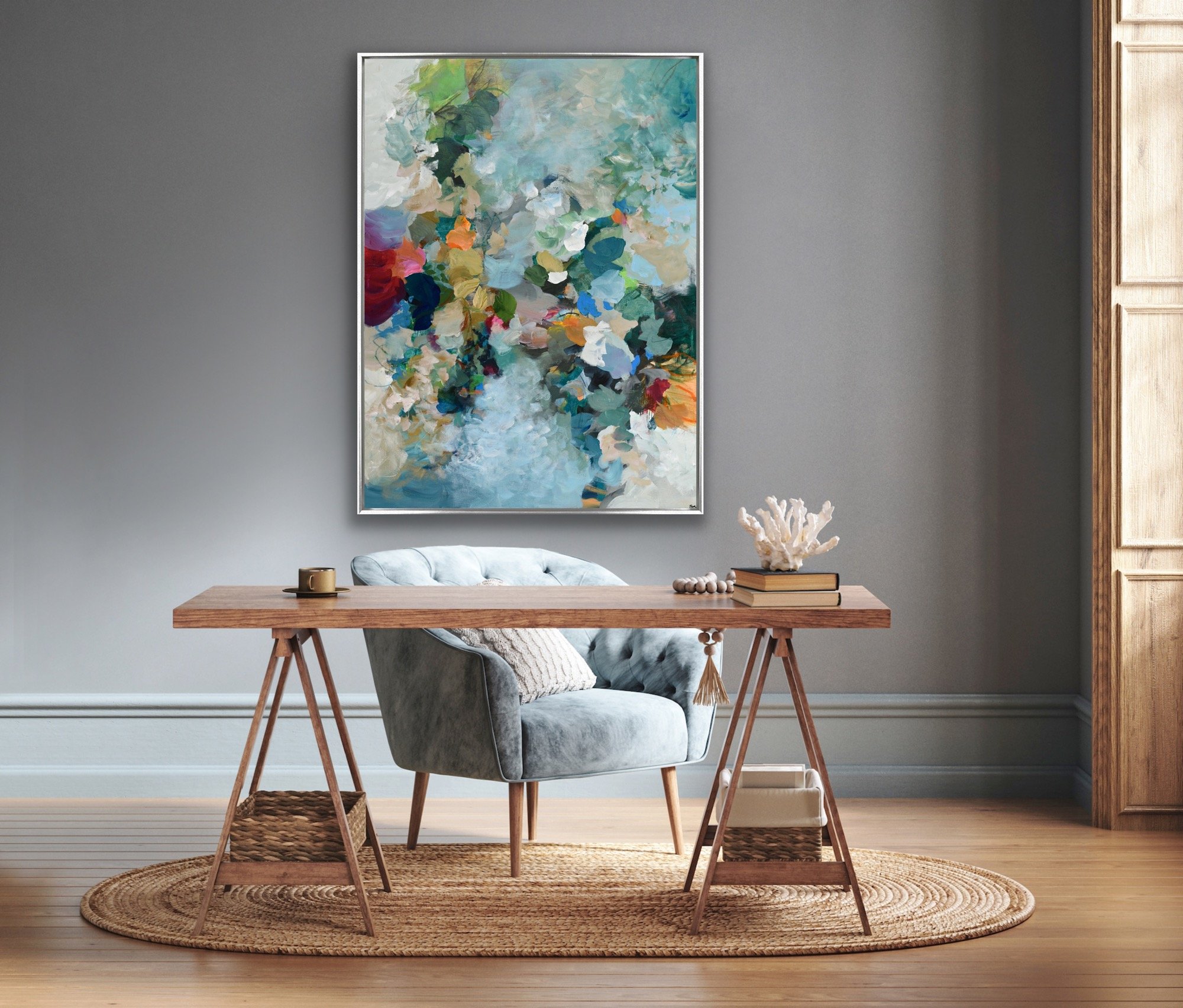 cat-tesla-floral-hour-2-48x36-2026-naturescape-painting-for-sale (6).JPG