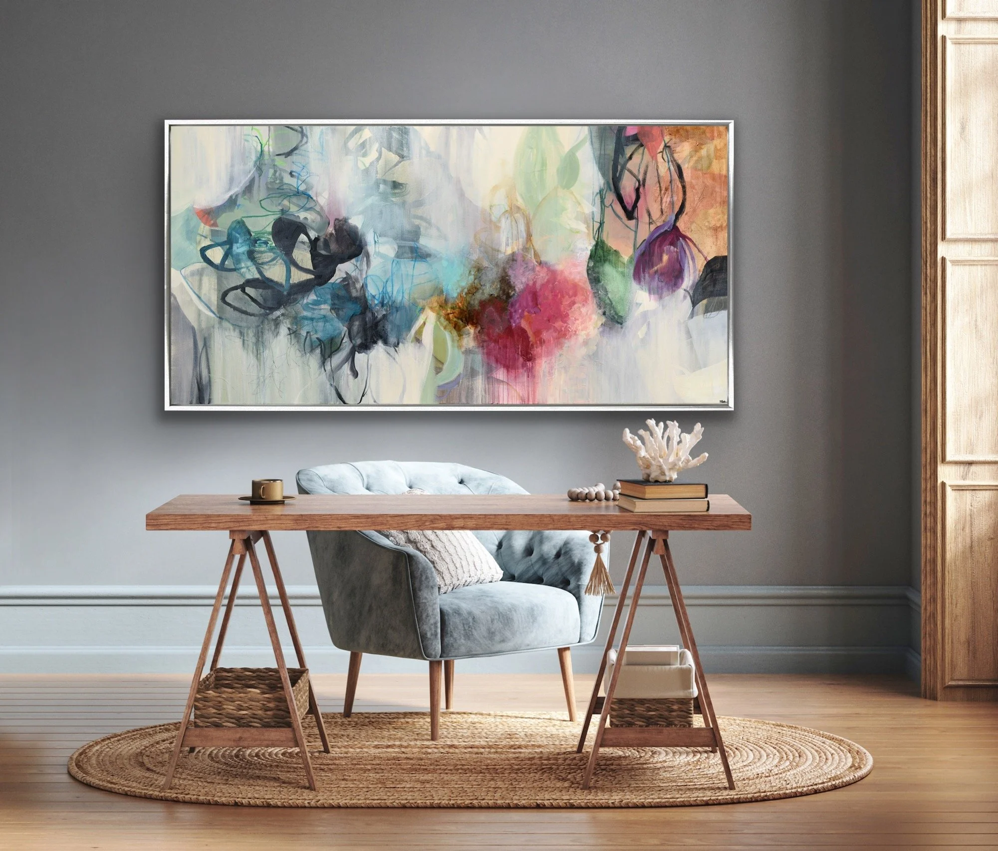 cat-tesla-forest-bathing-3-36x72-2026-abstract-painting-for-sale (13).JPG
